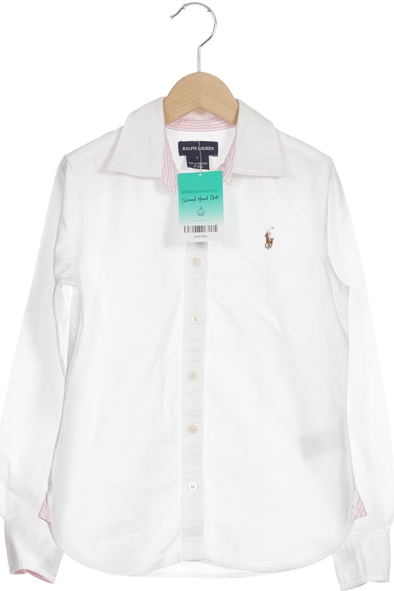 

Polo Ralph Lauren Mädchen Bluse, weiß, Gr. 122