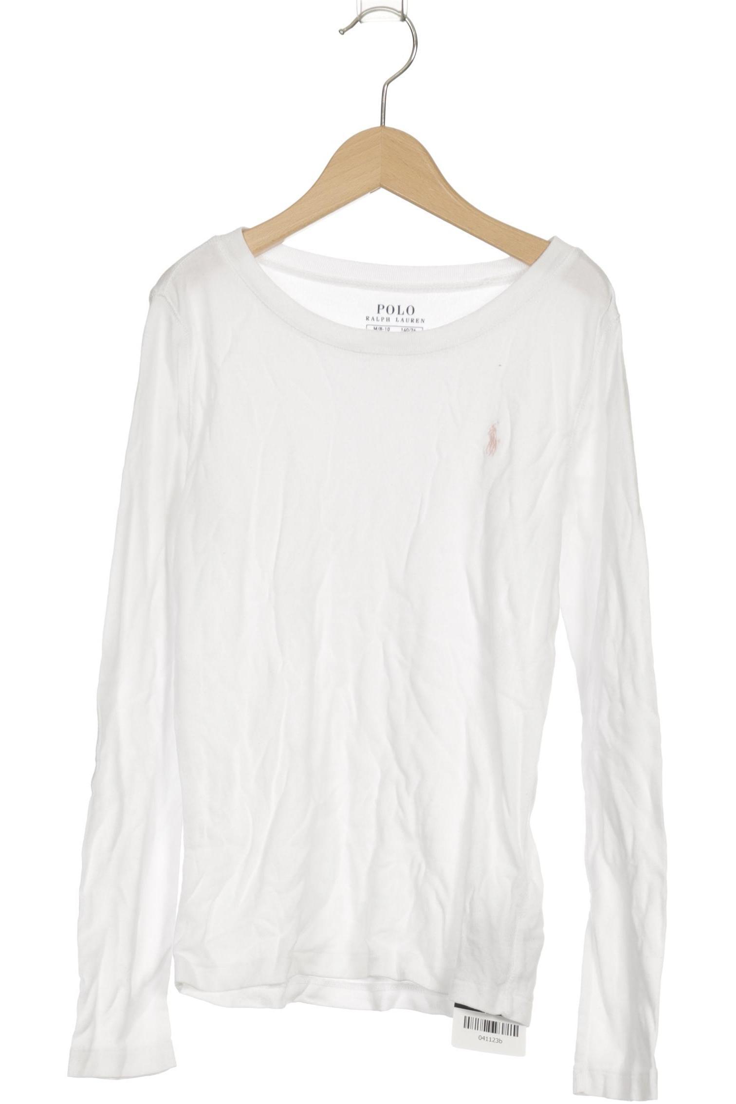 

Polo Ralph Lauren Mädchen Langarmshirt, weiß, Gr. 140