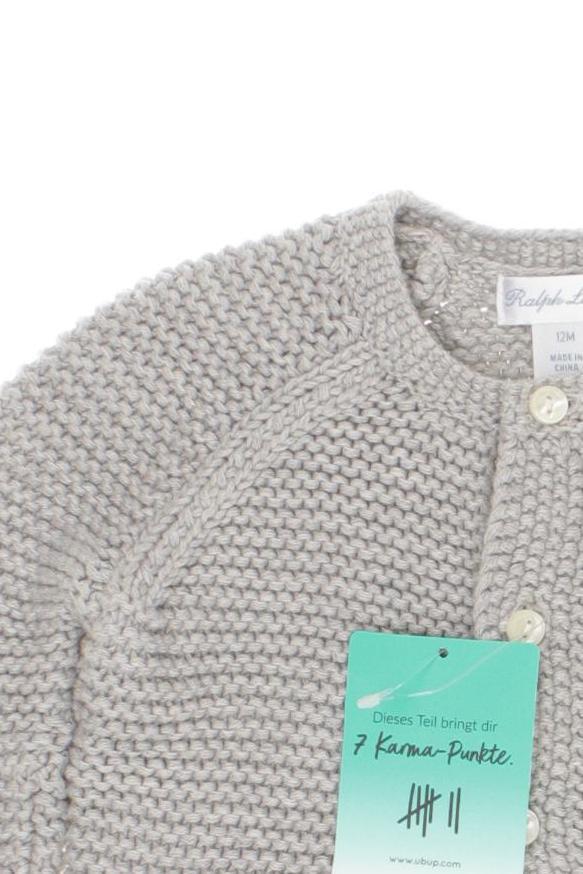 Thumbnail - Polo Ralph Lauren Mädchen Strickjacke, grau, Gr. 80