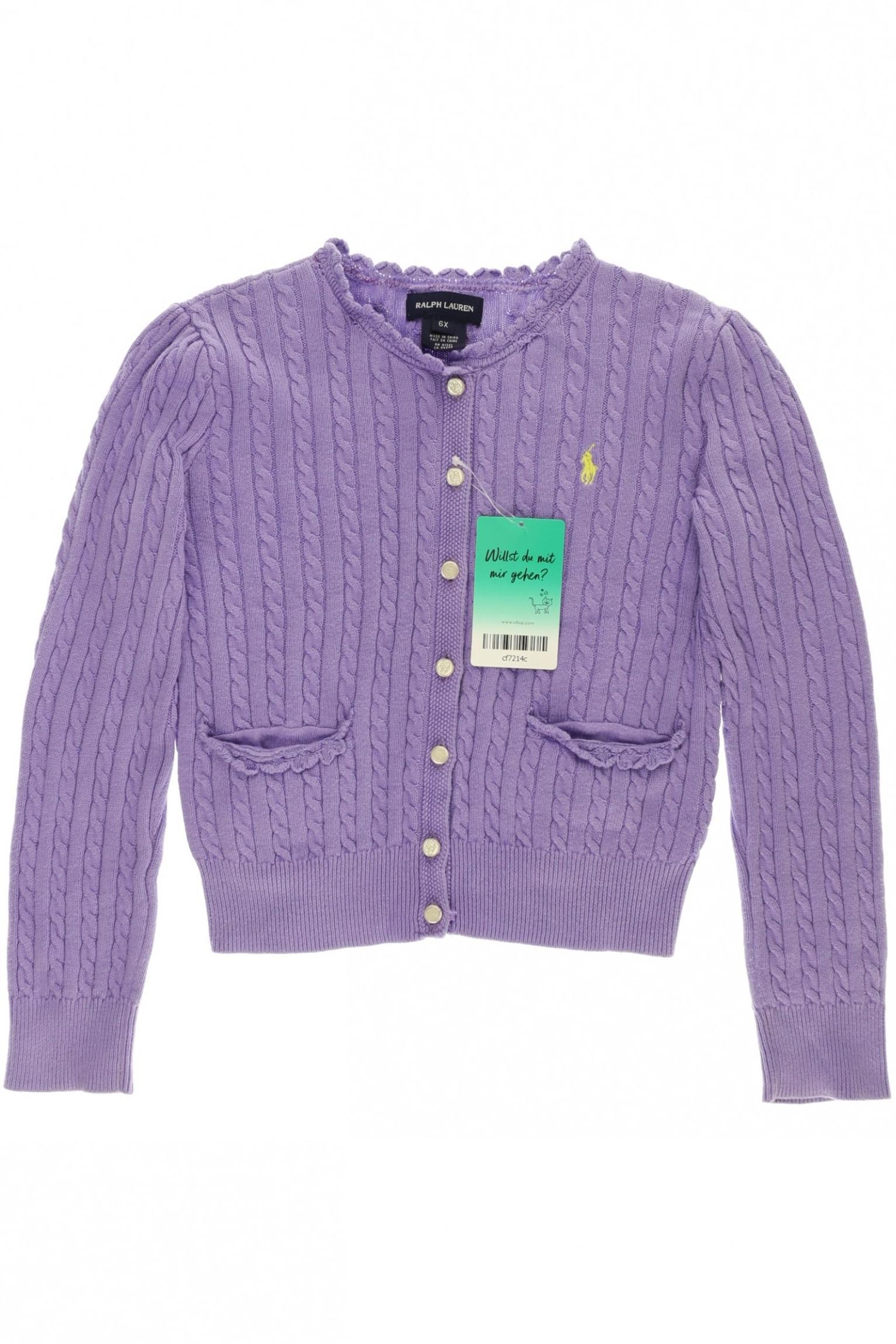 

Polo Ralph Lauren Mädchen Strickjacke, lila, Gr. 116