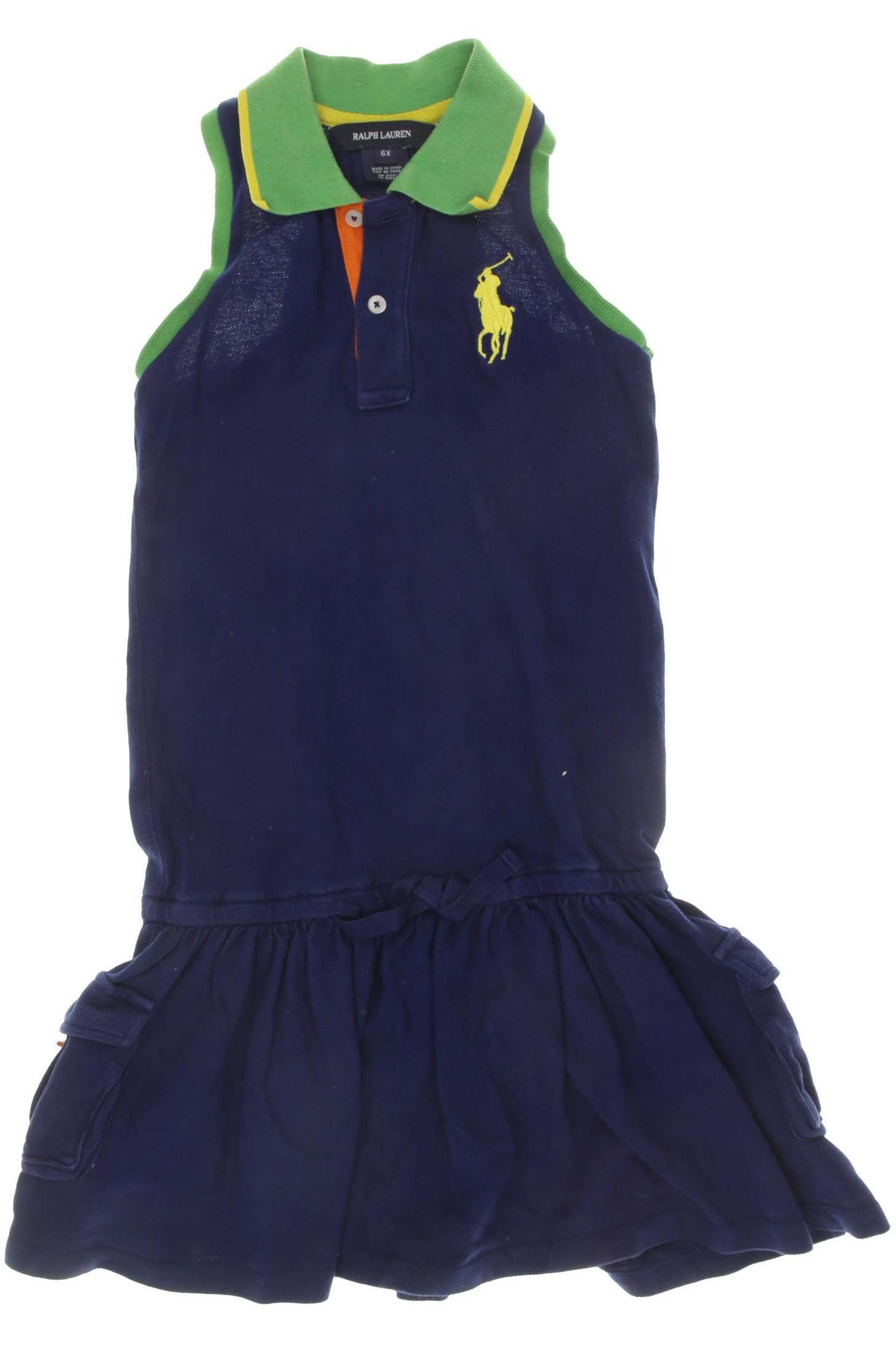 

Polo Ralph Lauren Mädchen Kleid, blau, Gr. 116