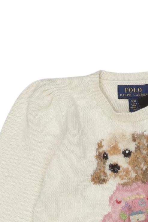 Thumbnail - Polo Ralph Lauren Mädchen Pullover, cremeweiß, Gr. 104
