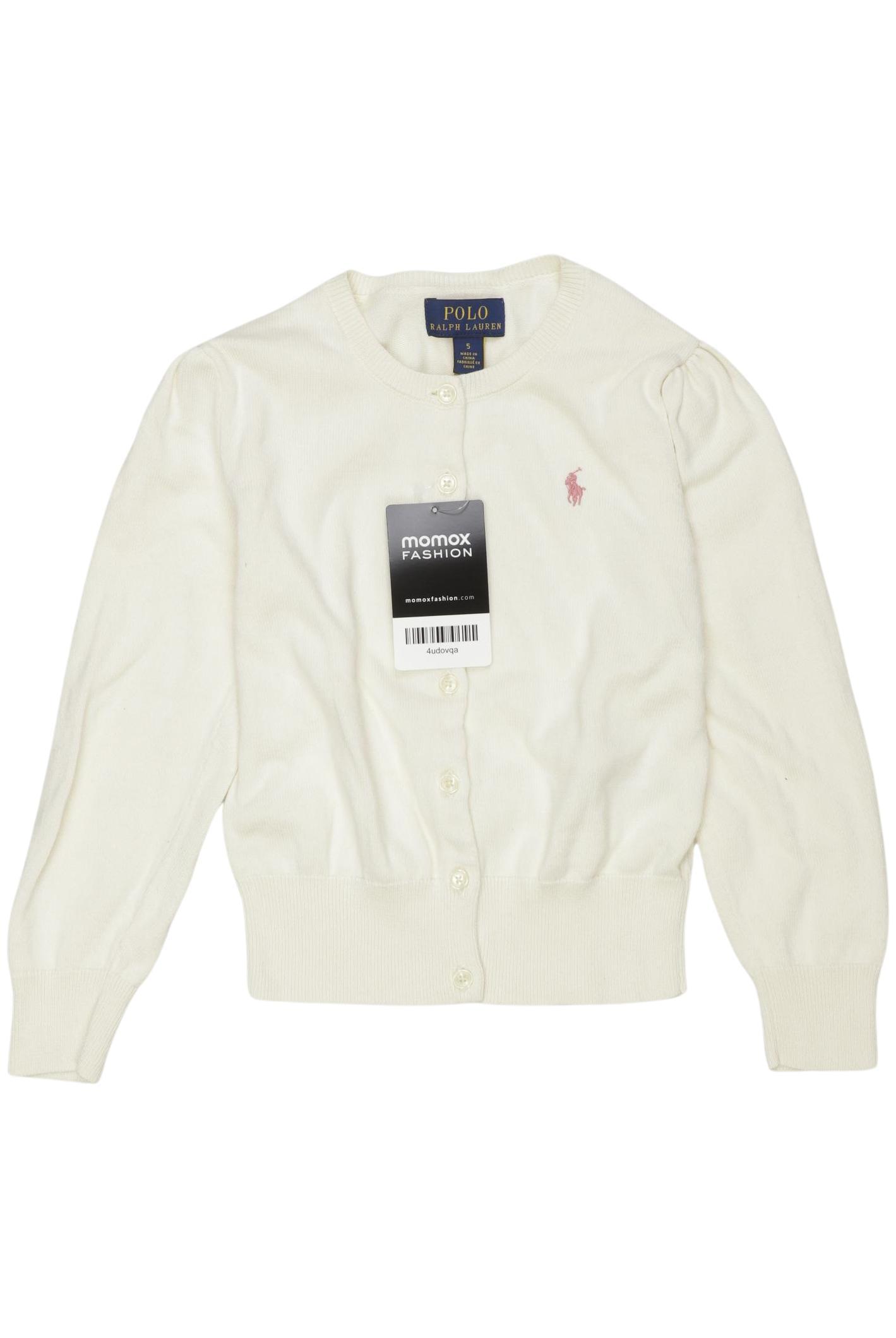 

Polo Ralph Lauren Mädchen Strickjacke, cremeweiß, Gr. 116