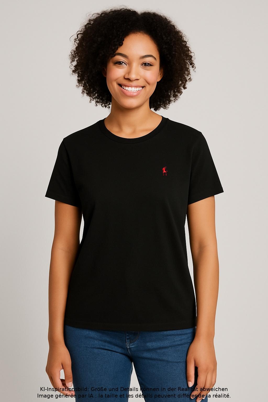 

Polo Ralph Lauren Damen T-Shirt, schwarz, Gr. 38
