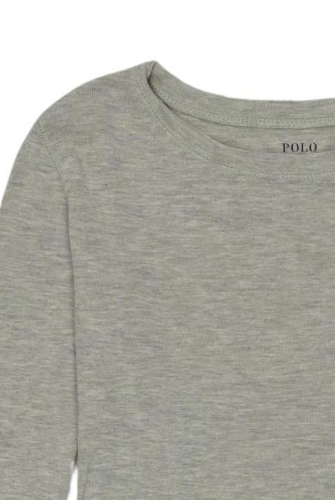 Thumbnail - Polo Ralph Lauren Mädchen Langarmshirt, grau, Gr. 116