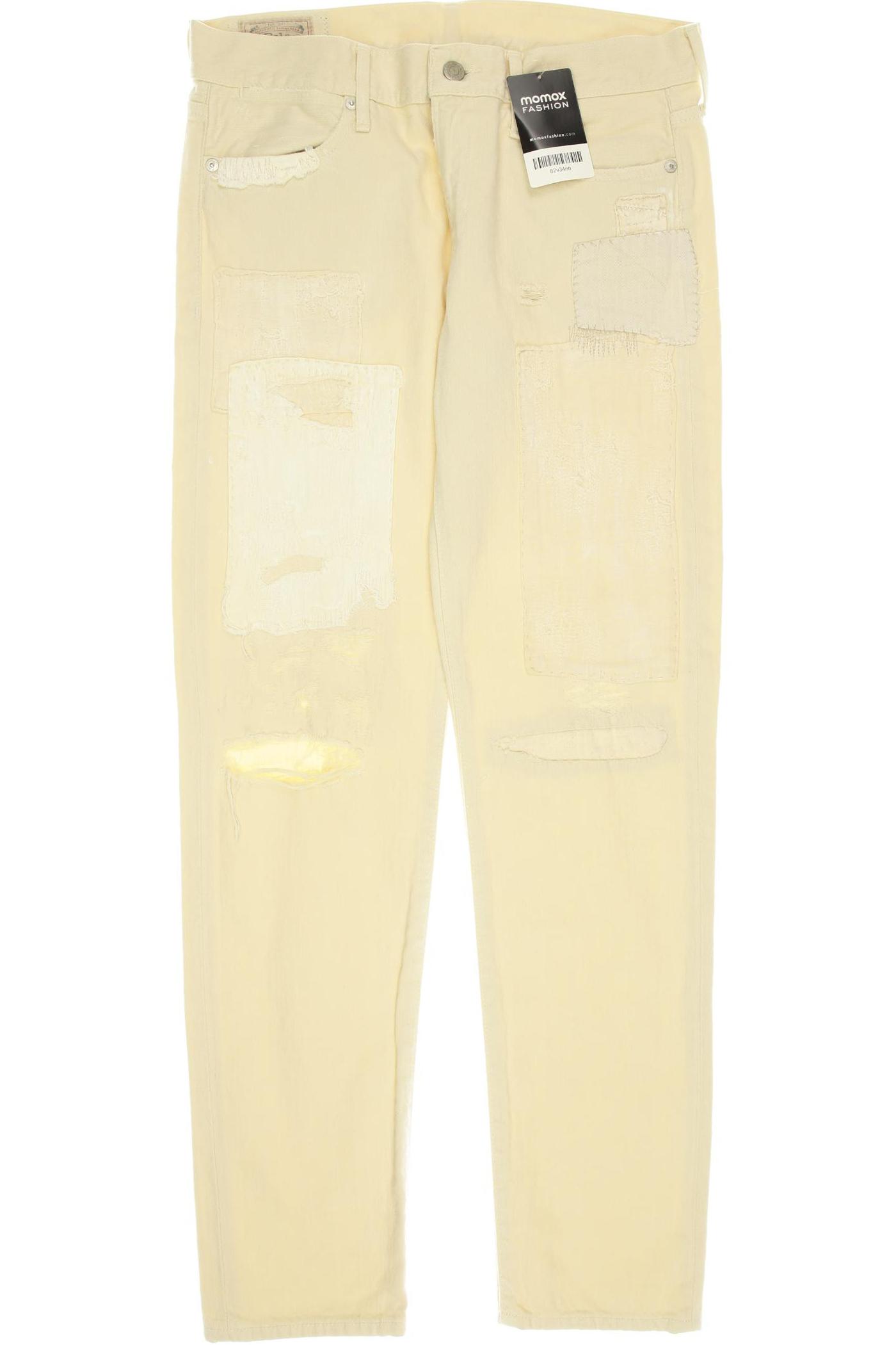 

Polo Ralph Lauren Damen Jeans, cremeweiß