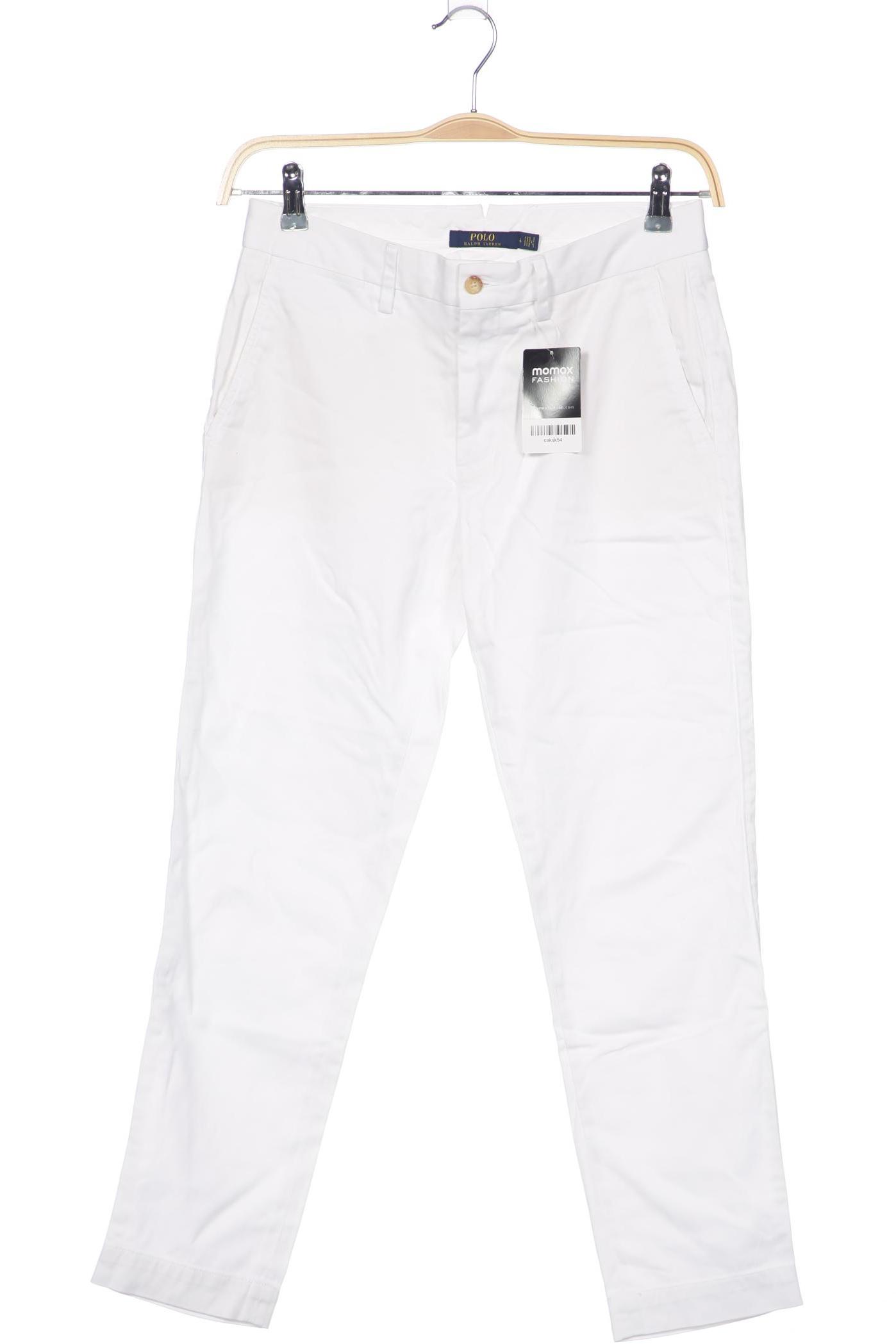 

Polo Ralph Lauren Damen Stoffhose, weiß, Gr. 4