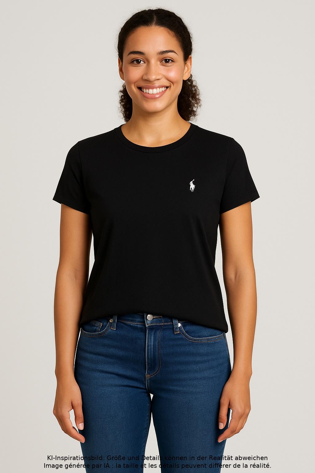 

Polo Ralph Lauren Damen T-Shirt, schwarz, Gr. 36