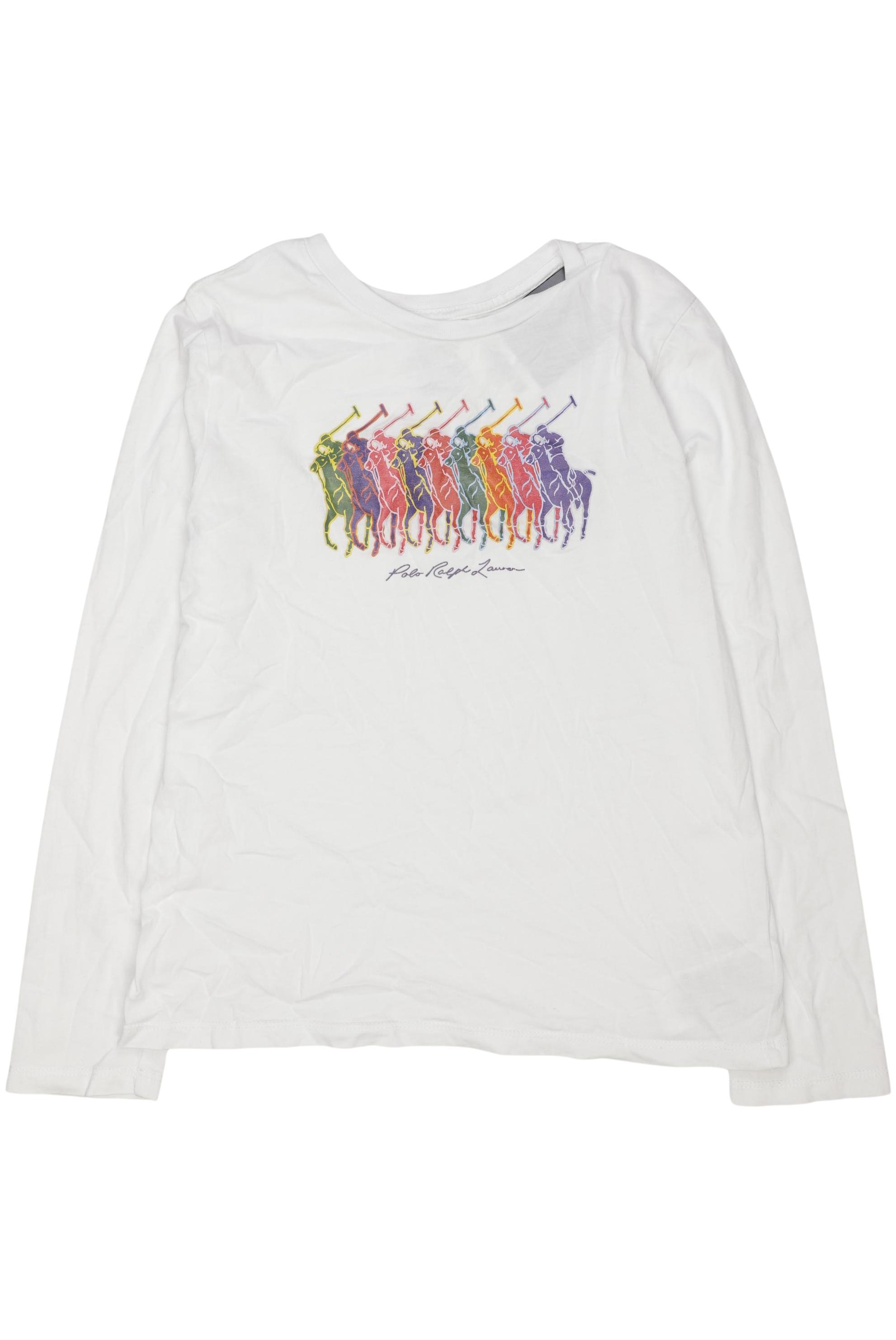 

Polo Ralph Lauren Mädchen Langarmshirt, weiß, Gr. 146
