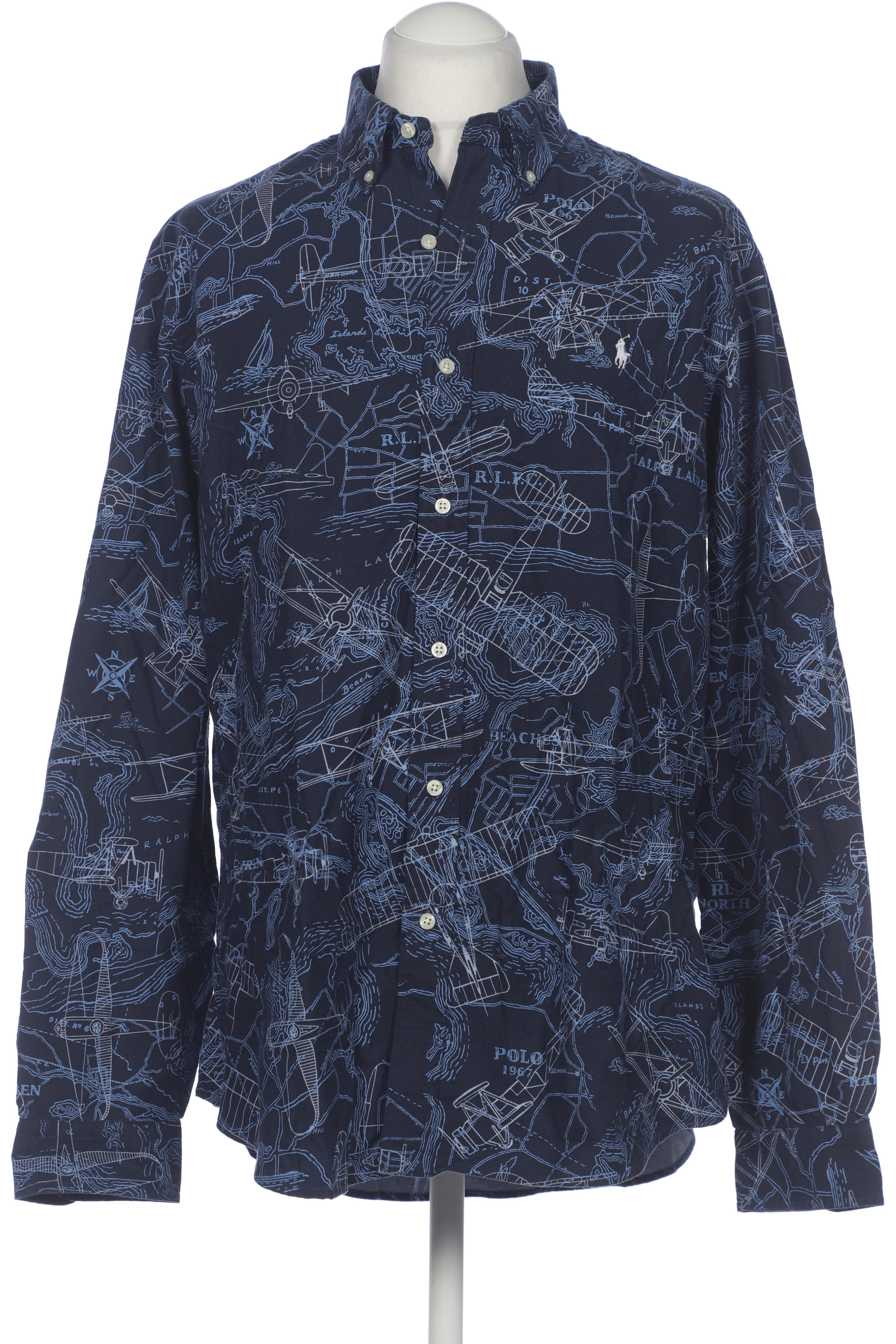 

Polo Ralph Lauren Herren Hemd, marineblau, Gr. 54