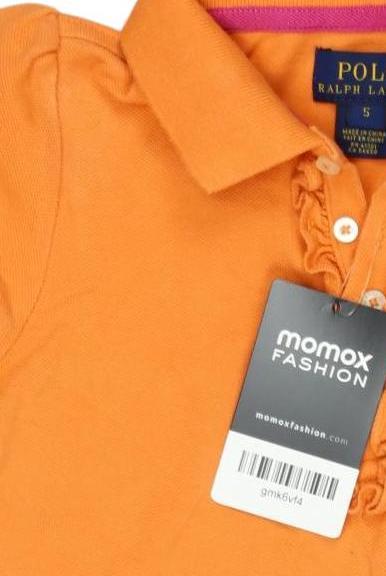 Thumbnail - Polo Ralph Lauren Mädchen Poloshirt, orange, Gr. 116