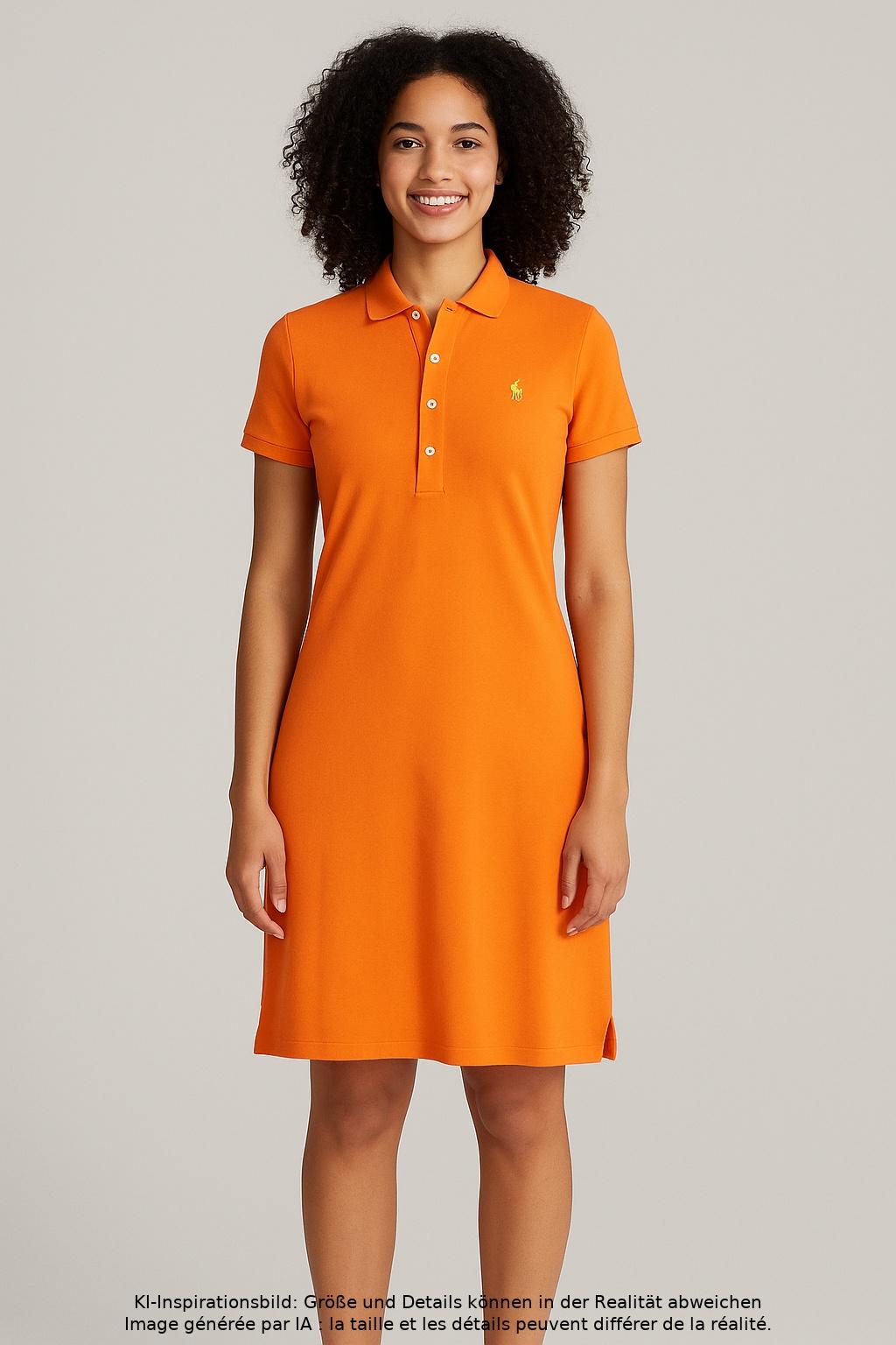 

Polo Ralph Lauren Damen Kleid, orange, Gr. 42