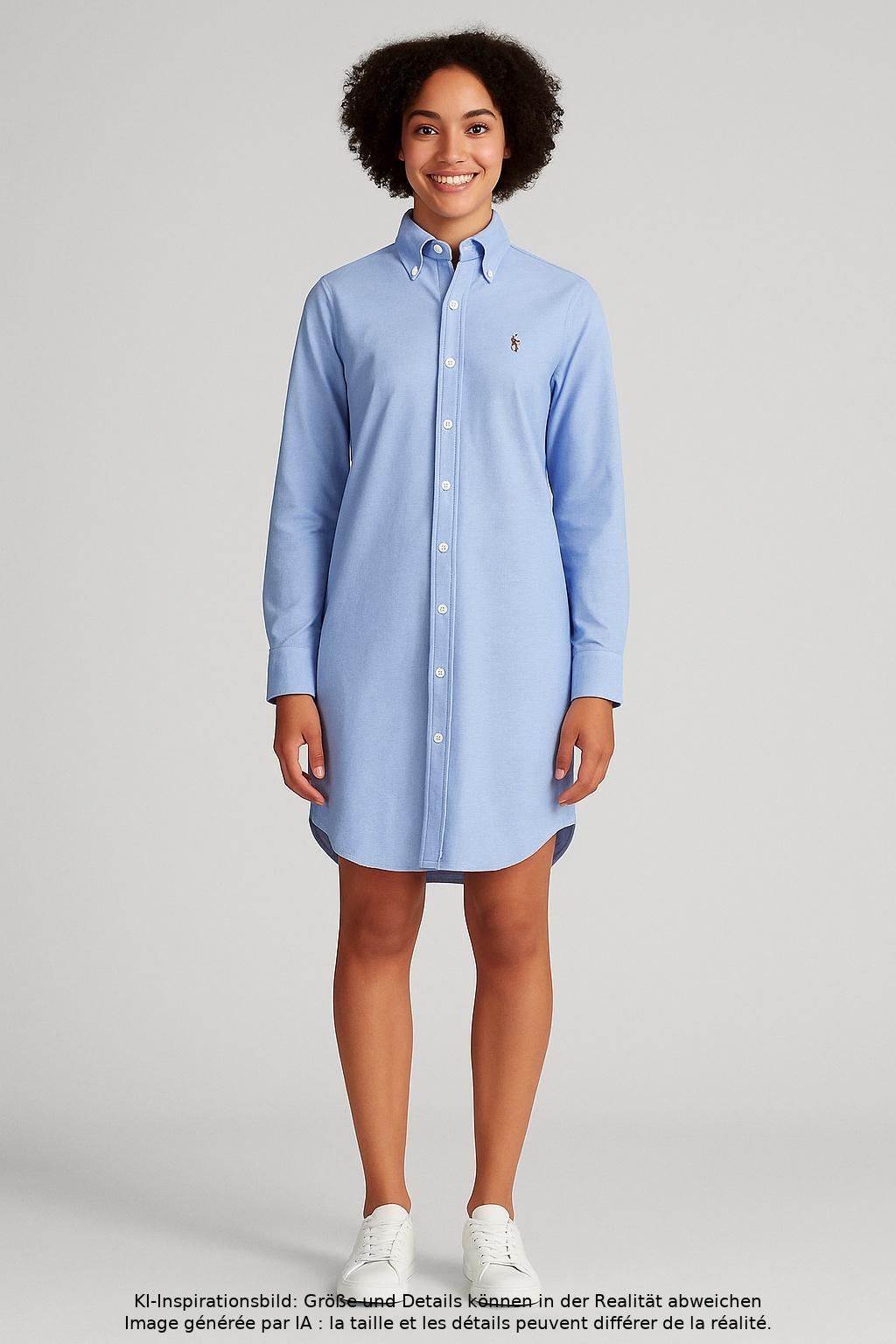 

Polo Ralph Lauren Damen Kleid, hellblau, Gr. 36