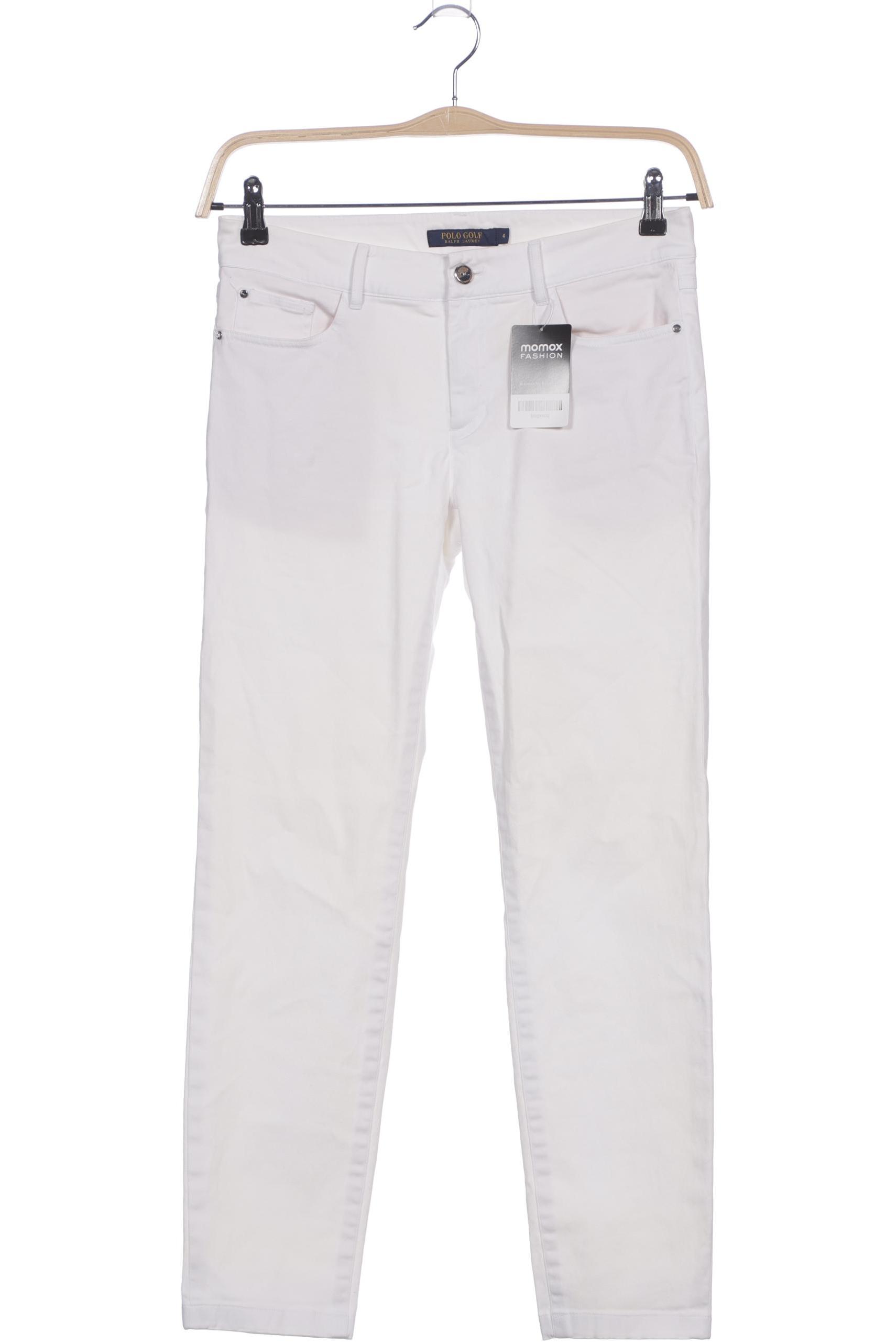 

Polo Ralph Lauren Damen Stoffhose, weiß, Gr. 4