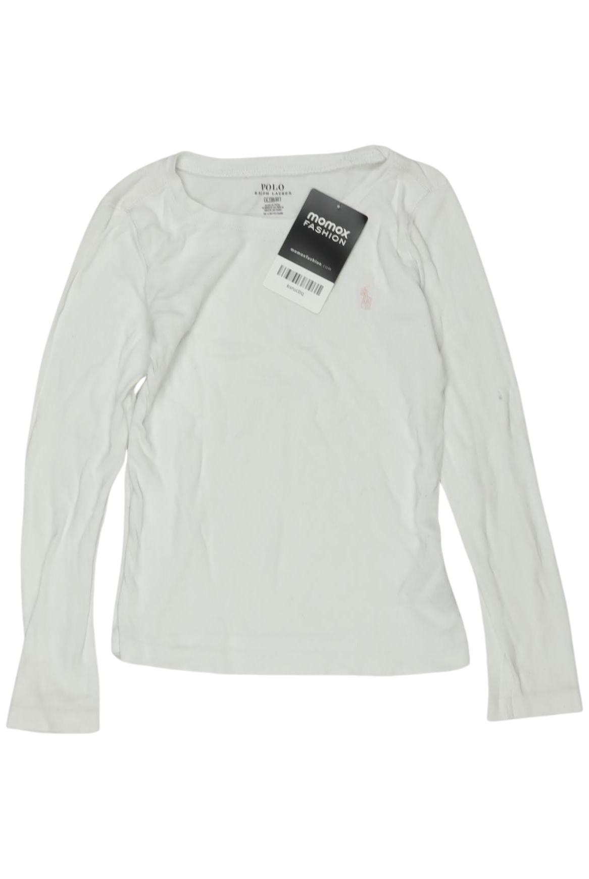 

Polo Ralph Lauren Mädchen Langarmshirt, weiß, Gr. 122