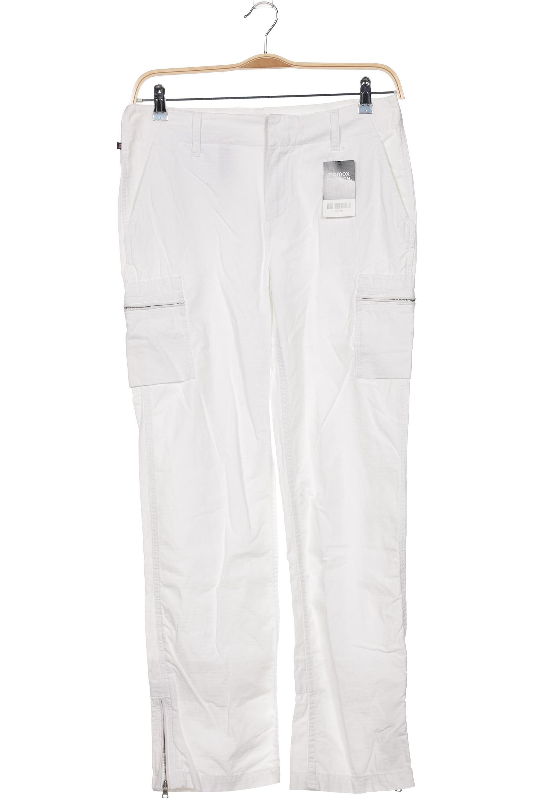 

Polo Ralph Lauren Damen Stoffhose, weiß, Gr. 8