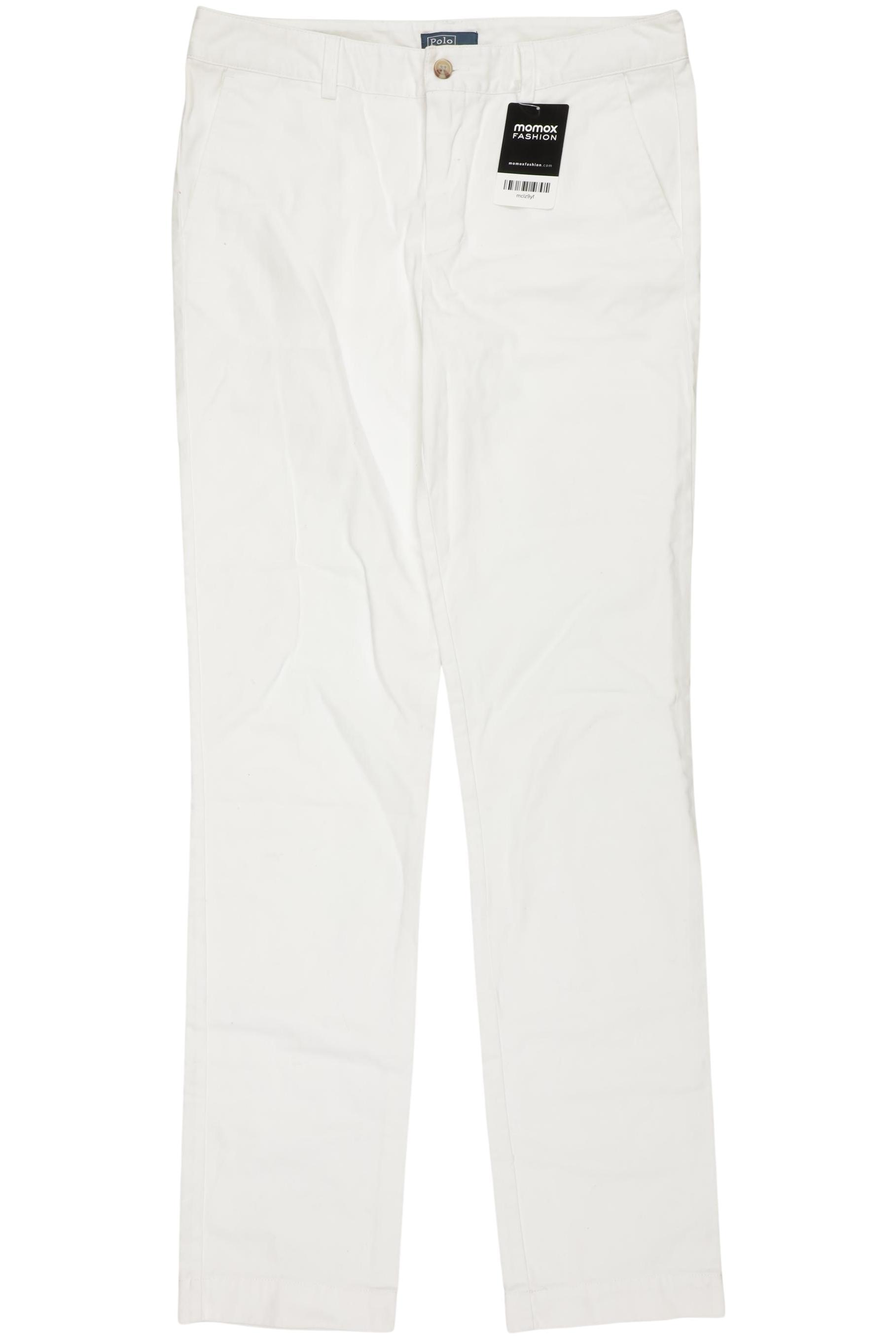 

Polo Ralph Lauren Damen Stoffhose, weiß, Gr. 18