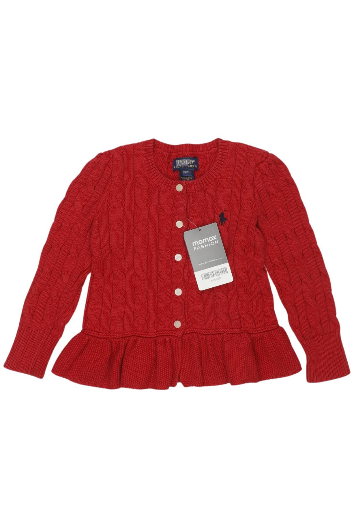 

Polo Ralph Lauren Mädchen Strickjacke, rot, Gr. 92