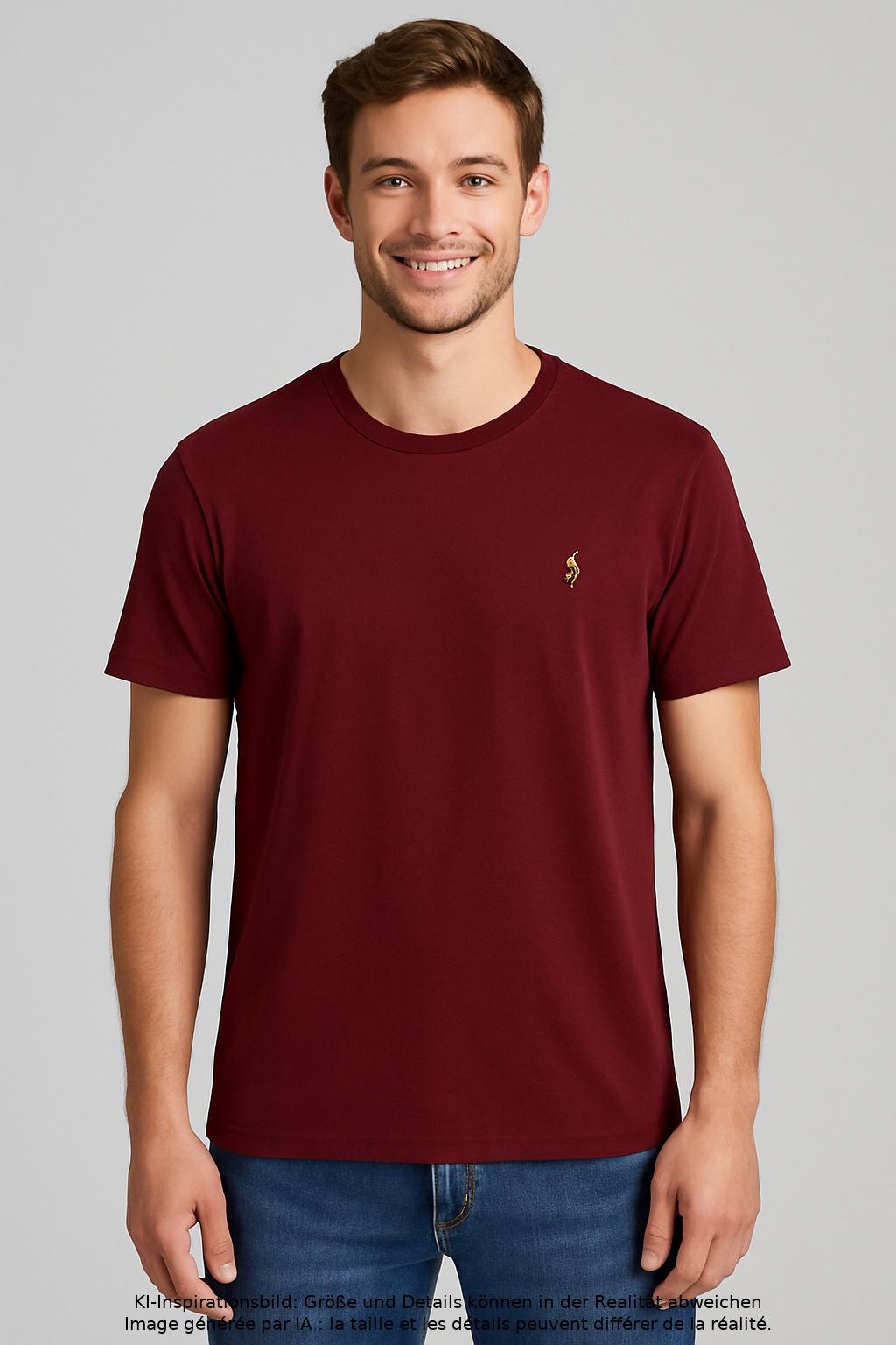 

Polo Ralph Lauren Herren T-Shirt, bordeaux, Gr. 48