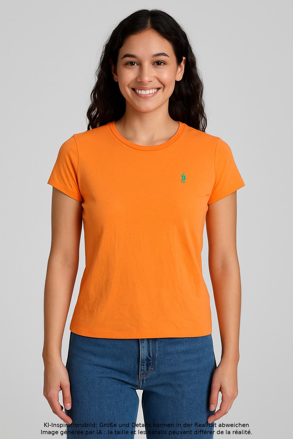

Polo Ralph Lauren Damen T-Shirt, orange, Gr. 38