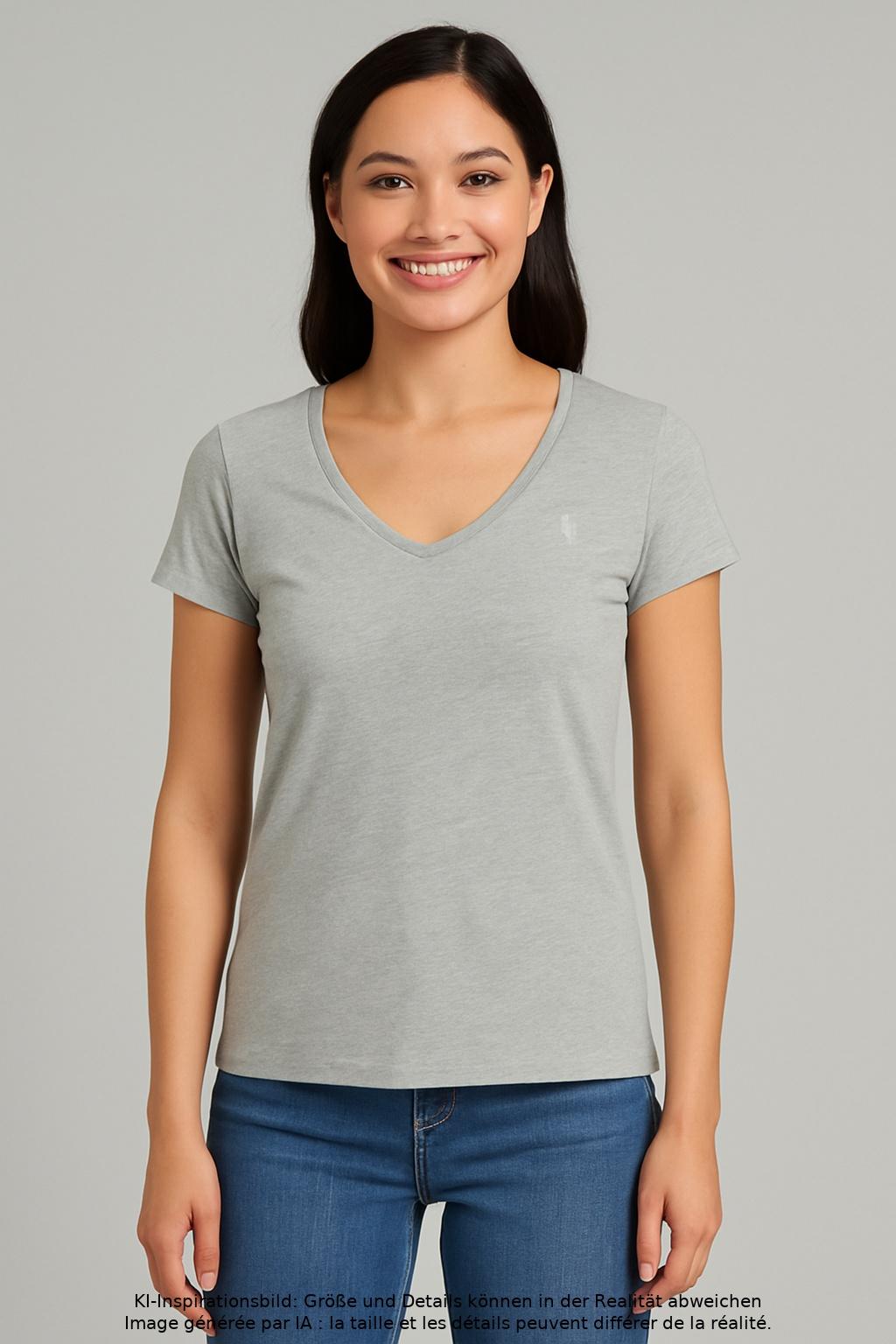 

Polo Ralph Lauren Damen T-Shirt, grau, Gr. 42