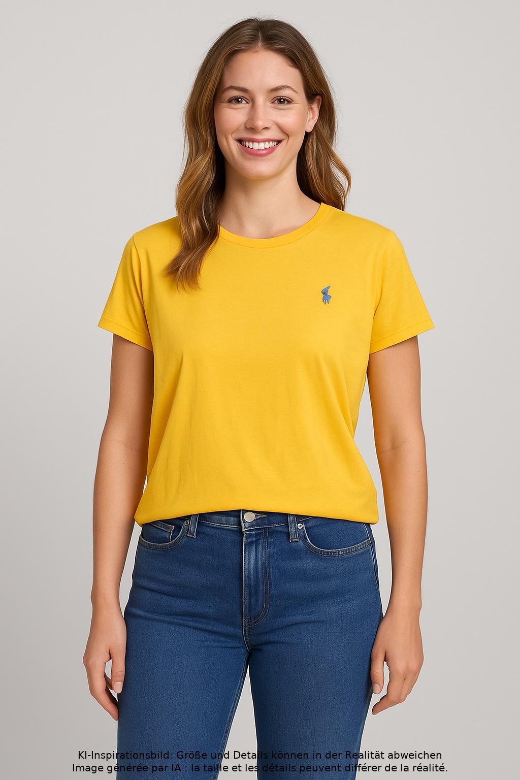 

Polo Ralph Lauren Damen T-Shirt, gelb, Gr. 46