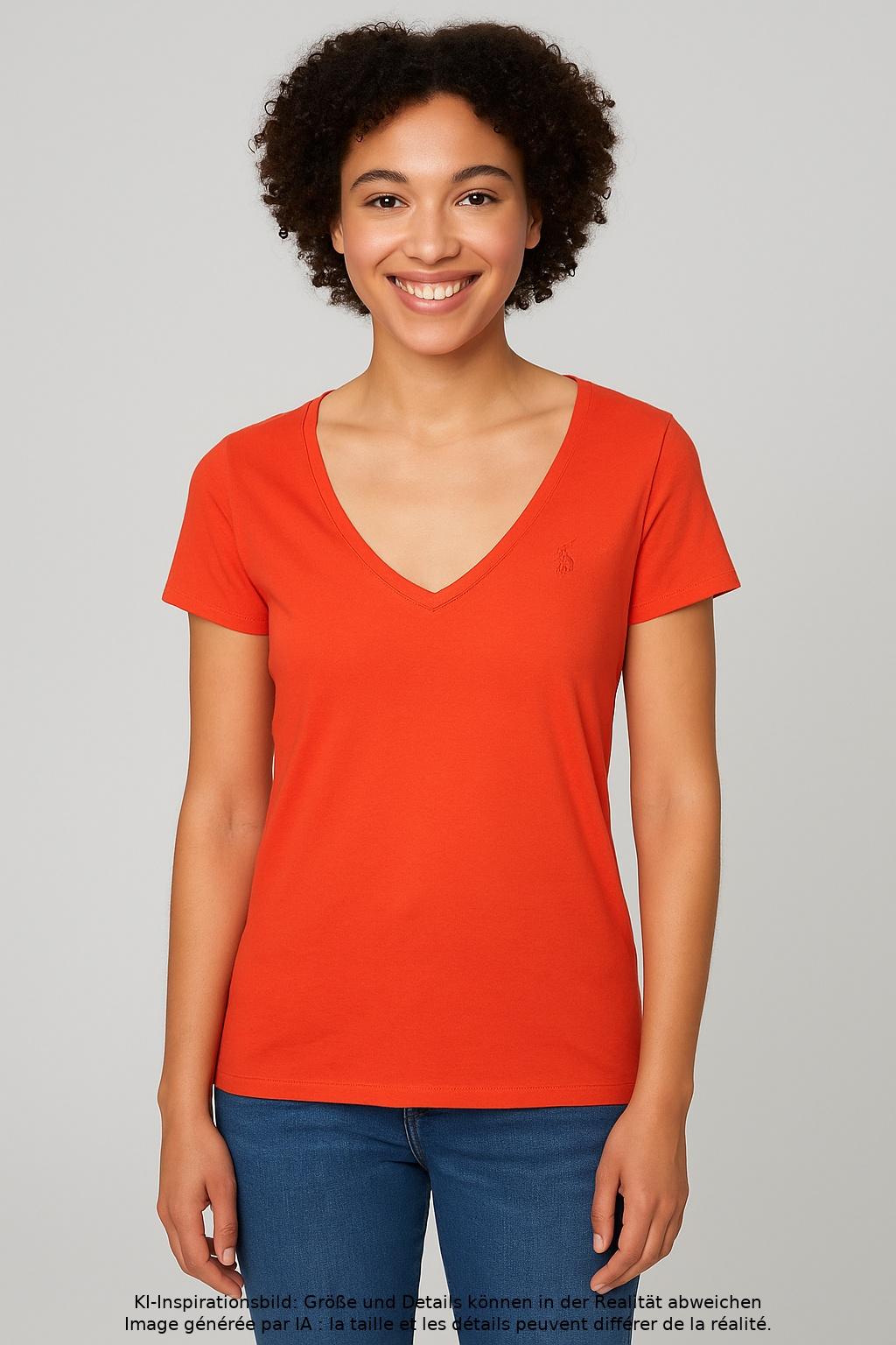 

Polo Ralph Lauren Damen T-Shirt, rot, Gr. 42