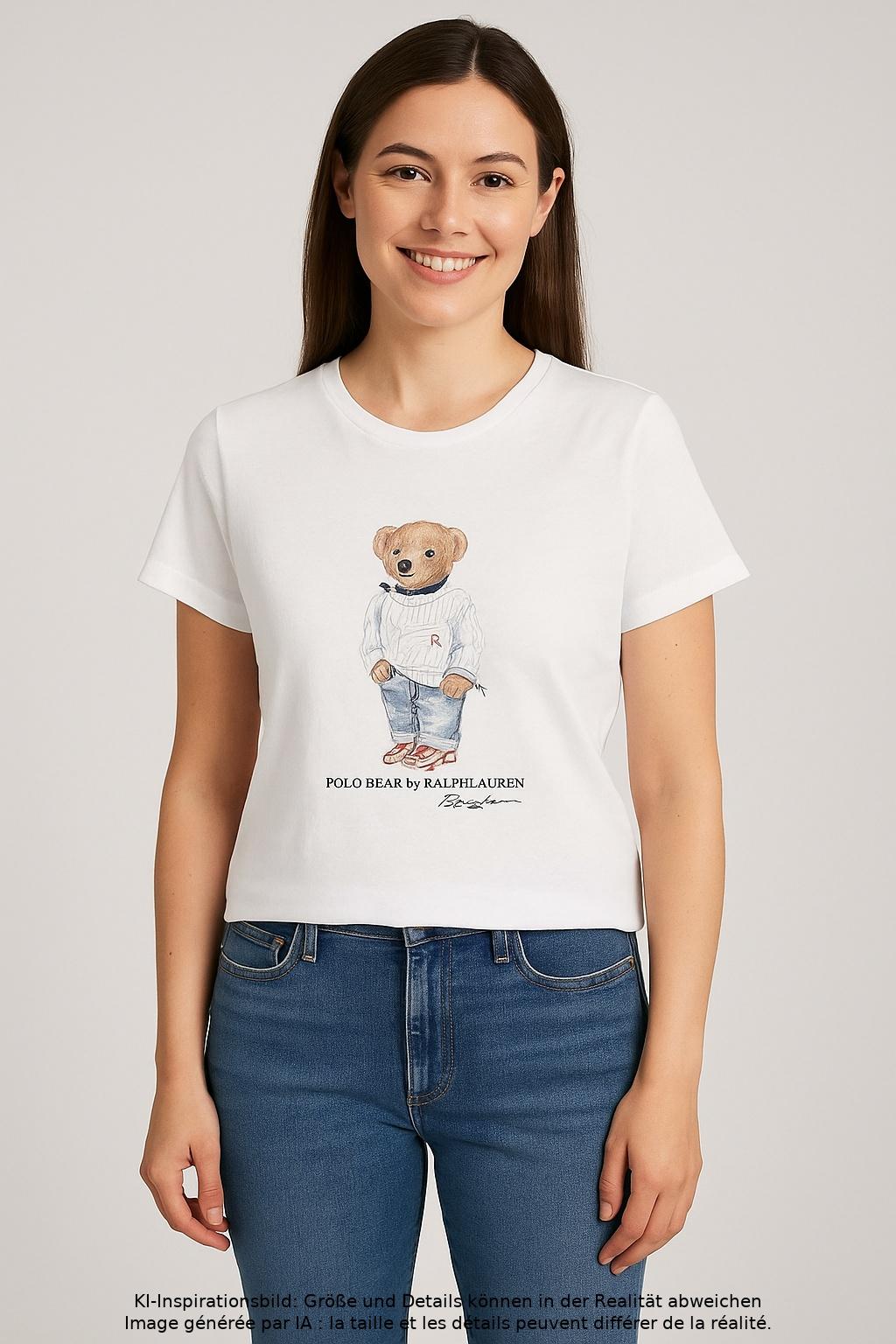 

Polo Ralph Lauren Damen T-Shirt, weiß, Gr. 38