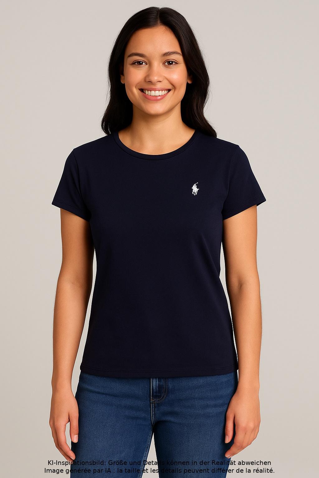 

Polo Ralph Lauren Damen T-Shirt, marineblau, Gr. 36