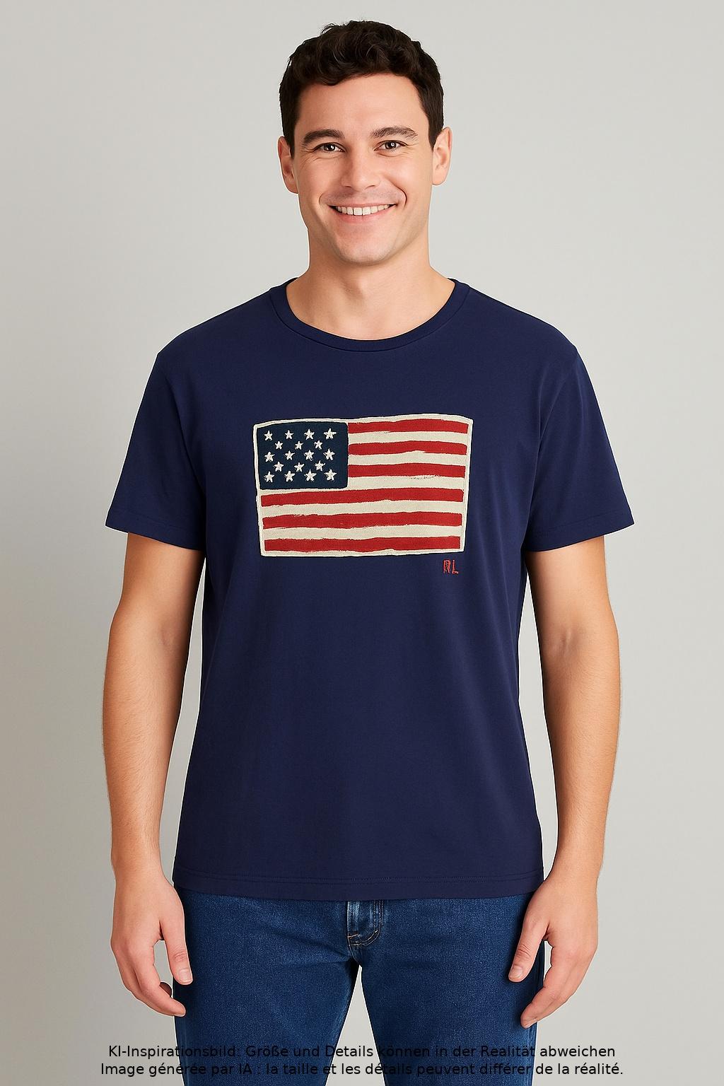 

Polo Ralph Lauren Herren T-Shirt, marineblau, Gr. 54