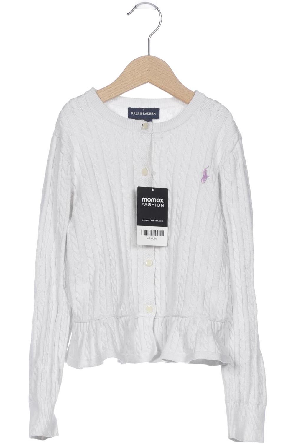 

Polo Ralph Lauren Mädchen Strickjacke, weiß, Gr. 128