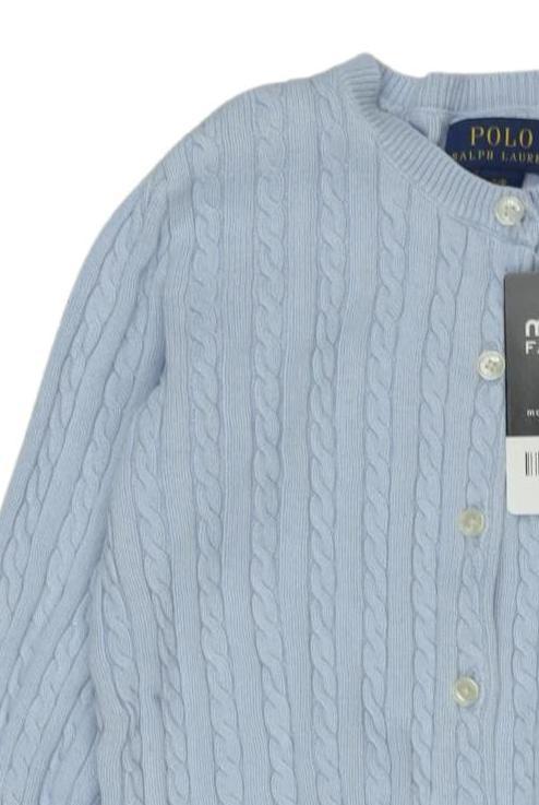 Thumbnail - Polo Ralph Lauren Mädchen Strickjacke, hellblau, Gr. 128
