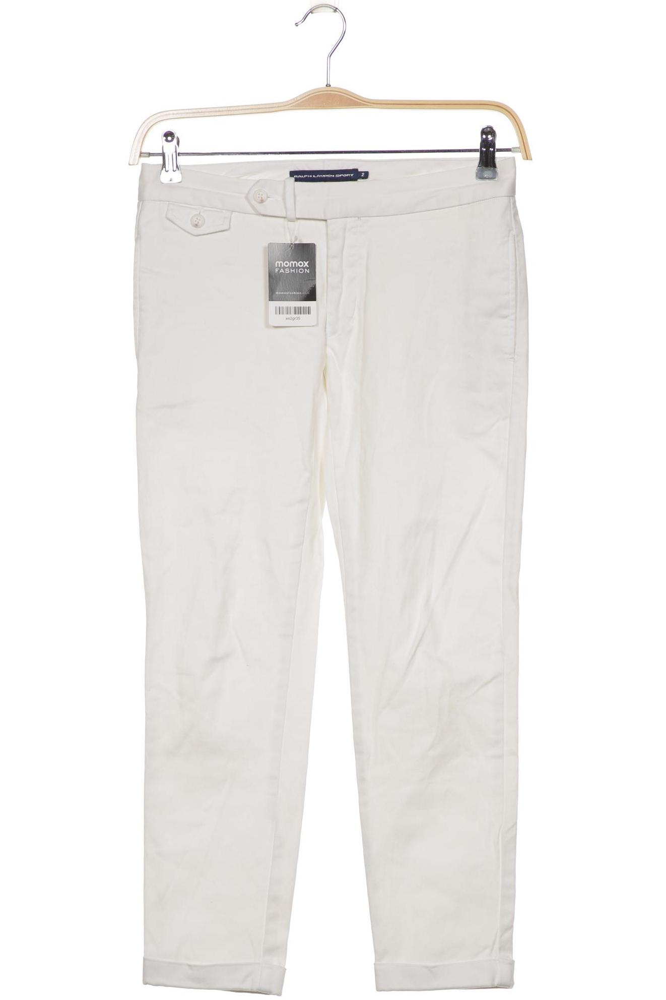 

Polo Ralph Lauren Damen Stoffhose, weiß, Gr. 2