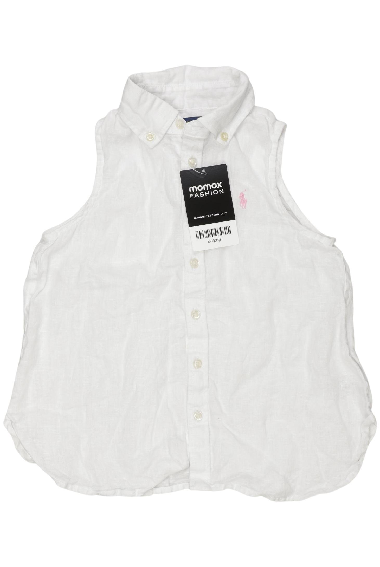 

Polo Ralph Lauren Mädchen Bluse, weiß, Gr. 116