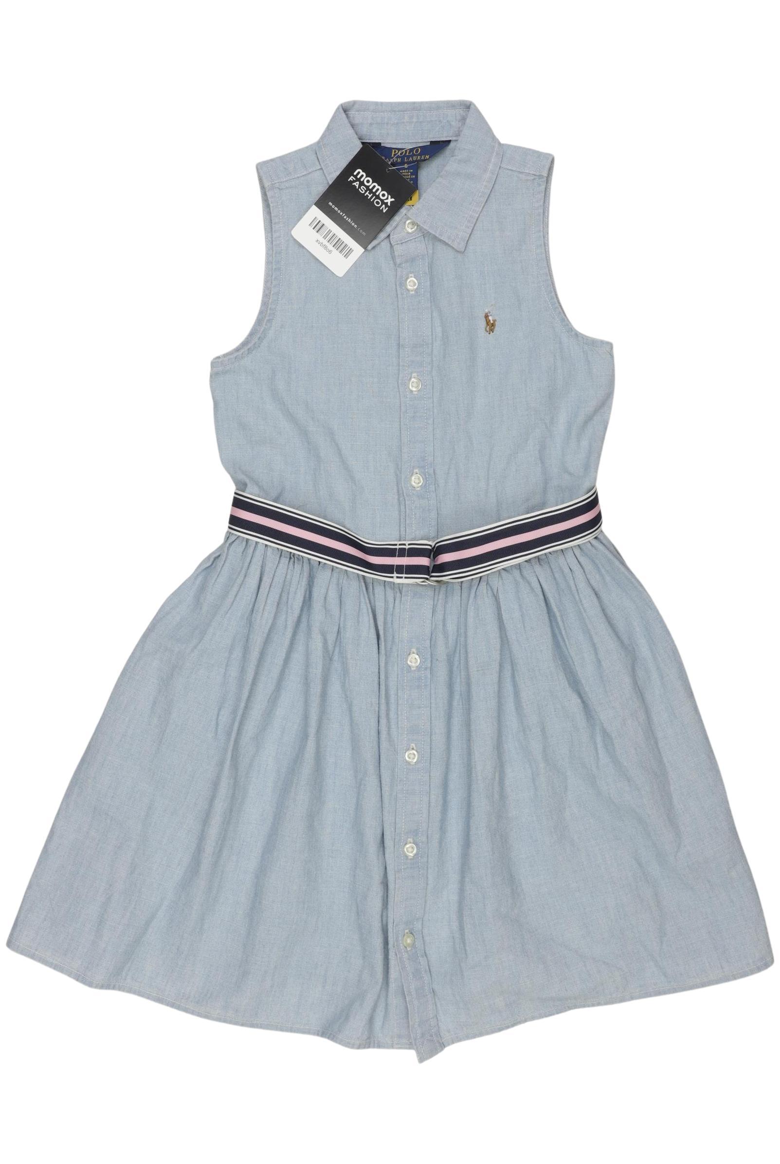 

Polo Ralph Lauren Mädchen Kleid, hellblau, Gr. 116