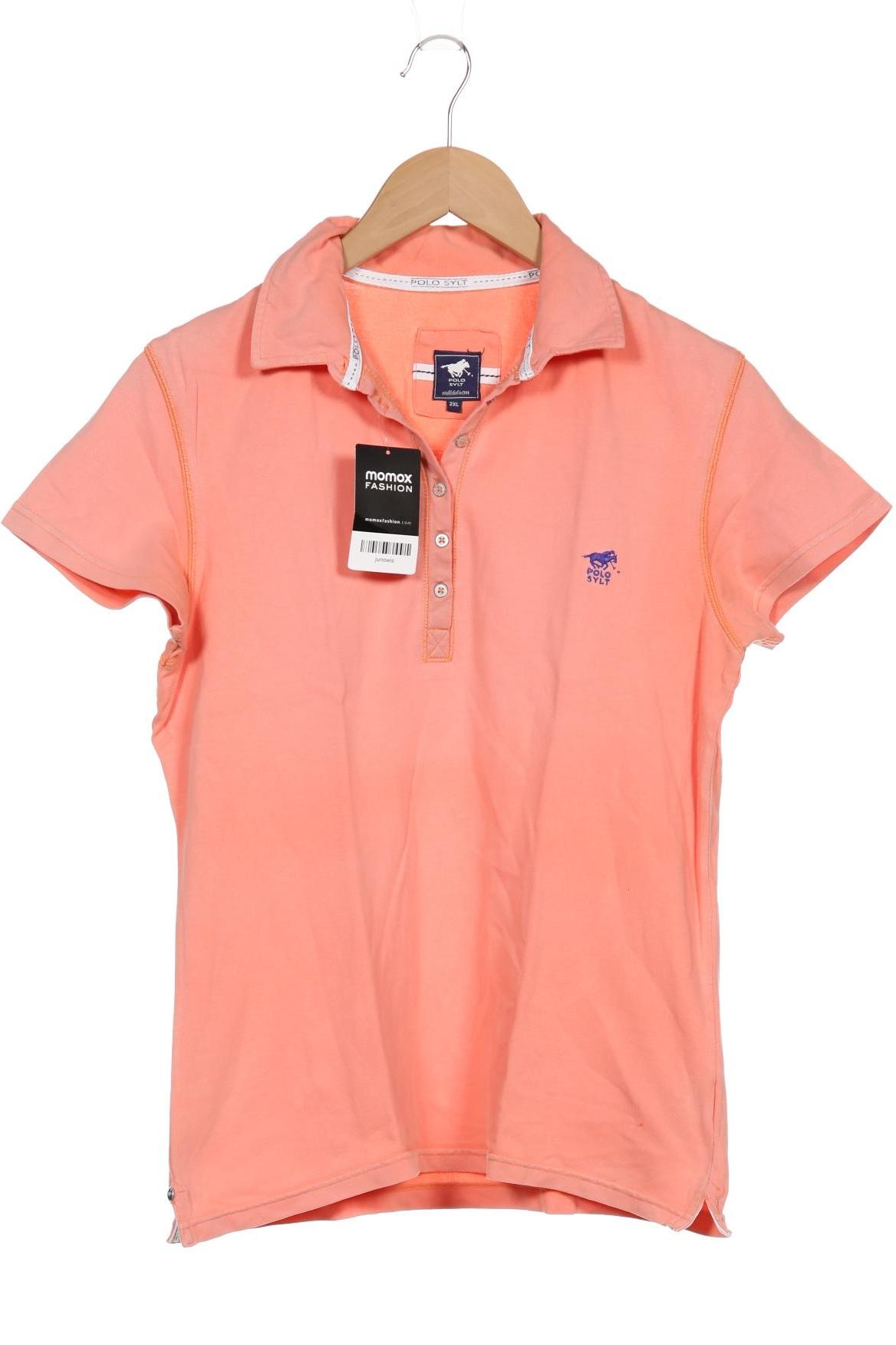 

Polo Sylt Damen Poloshirt, orange, Gr. 46