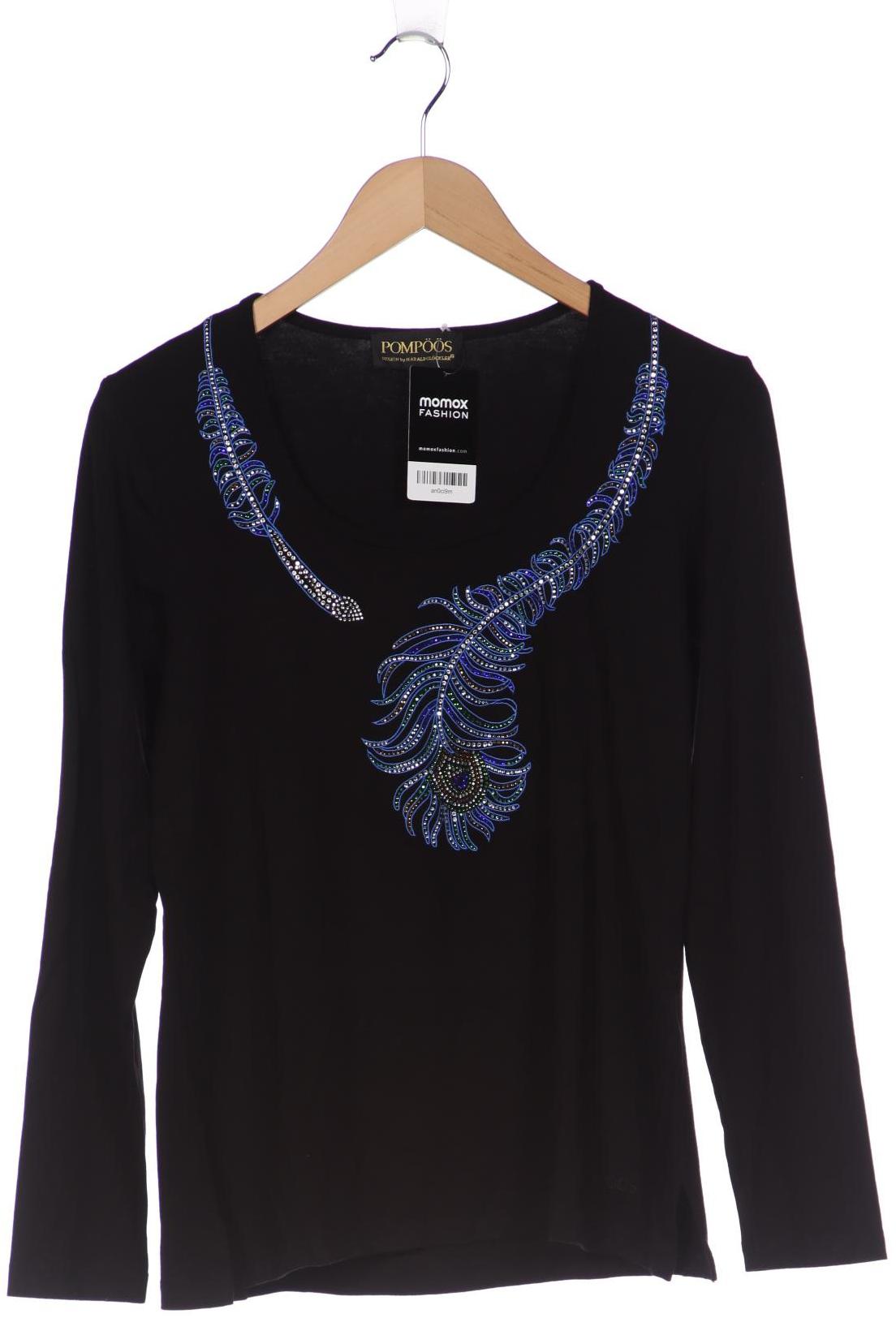 

Pompöös Damen Langarmshirt, schwarz
