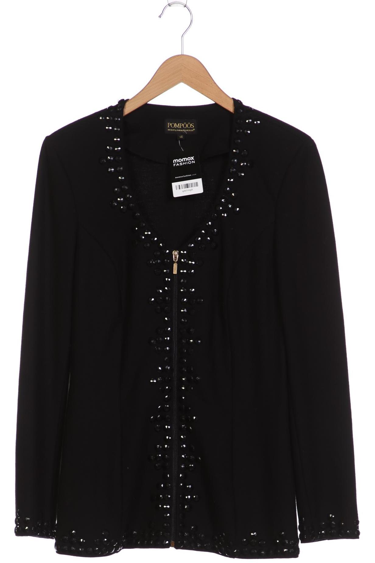 

Pompöös Damen Strickjacke, schwarz