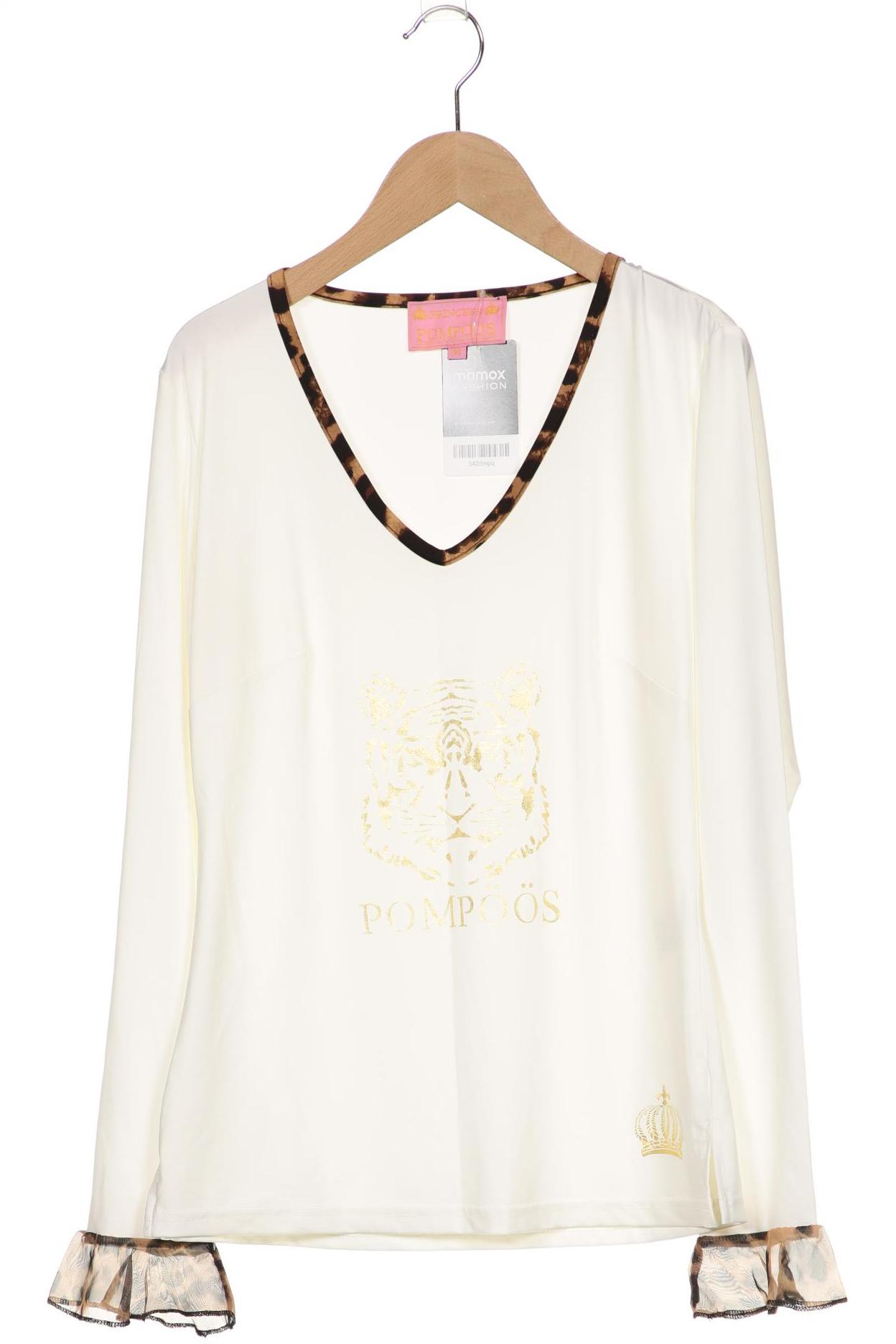 

Pompöös Damen Langarmshirt, cremeweiß