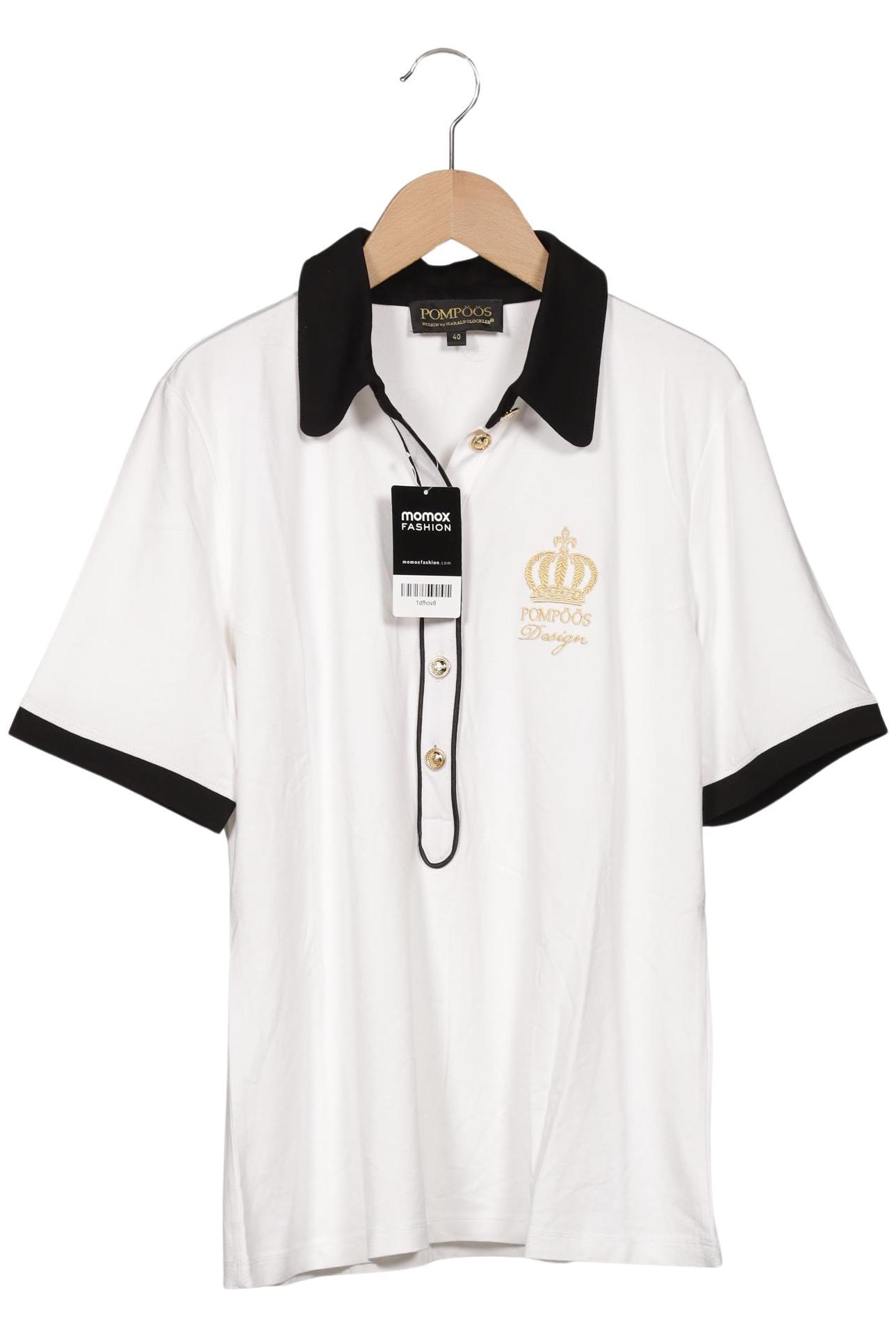 

Pompöös Damen Poloshirt, weiß, Gr. 40