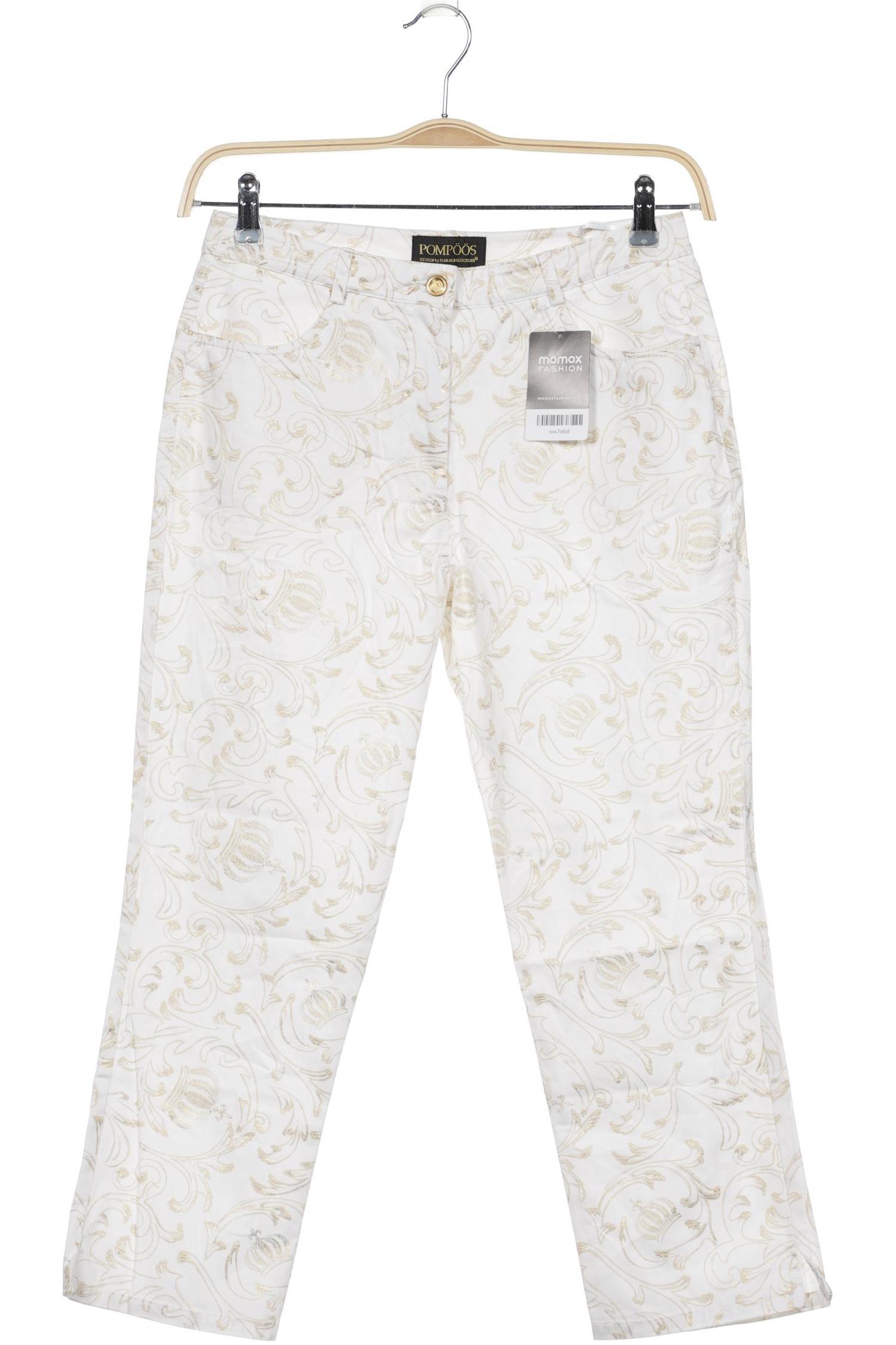 

Pompöös Damen Stoffhose, weiß