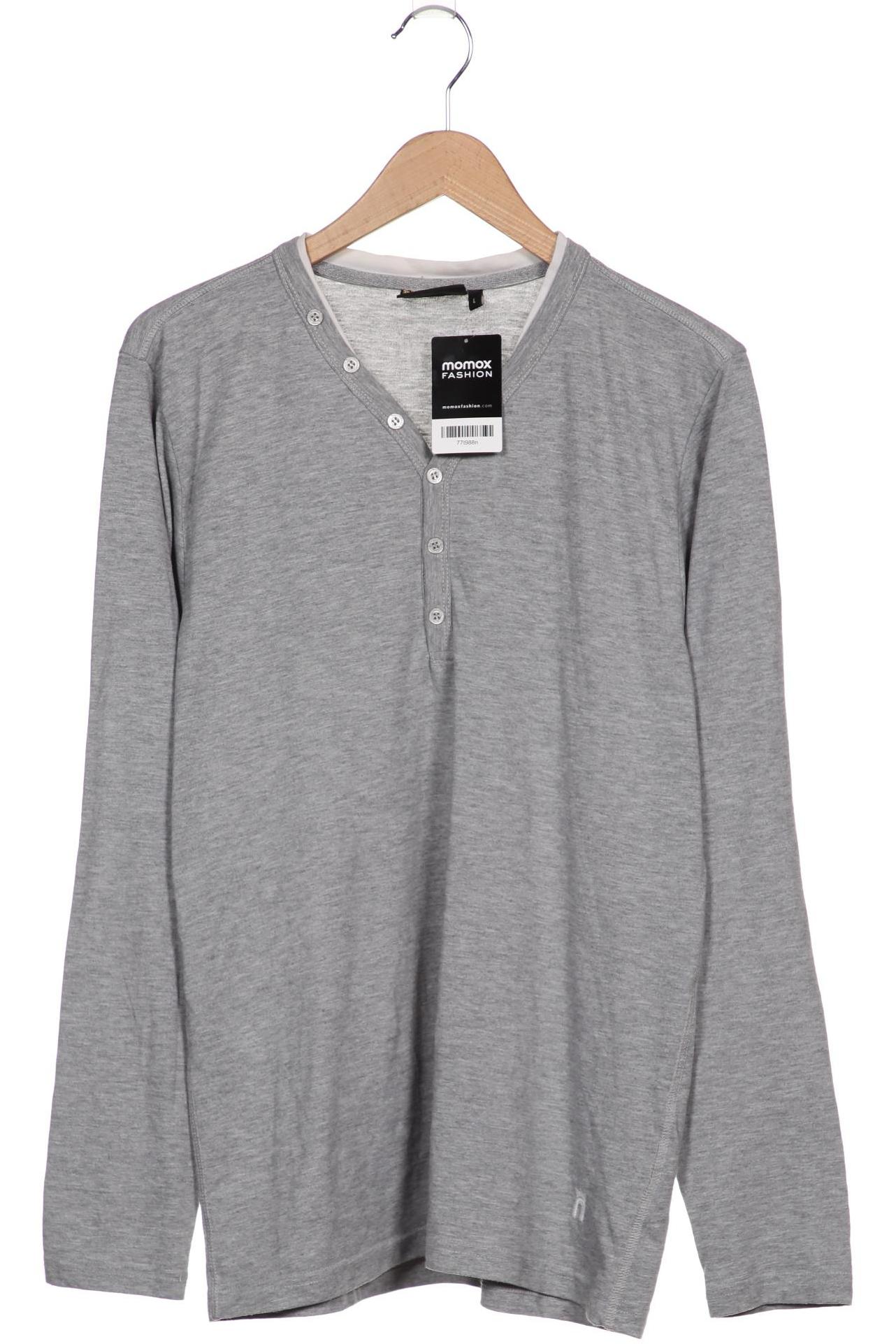 

Pompöös Herren Langarmshirt, grau