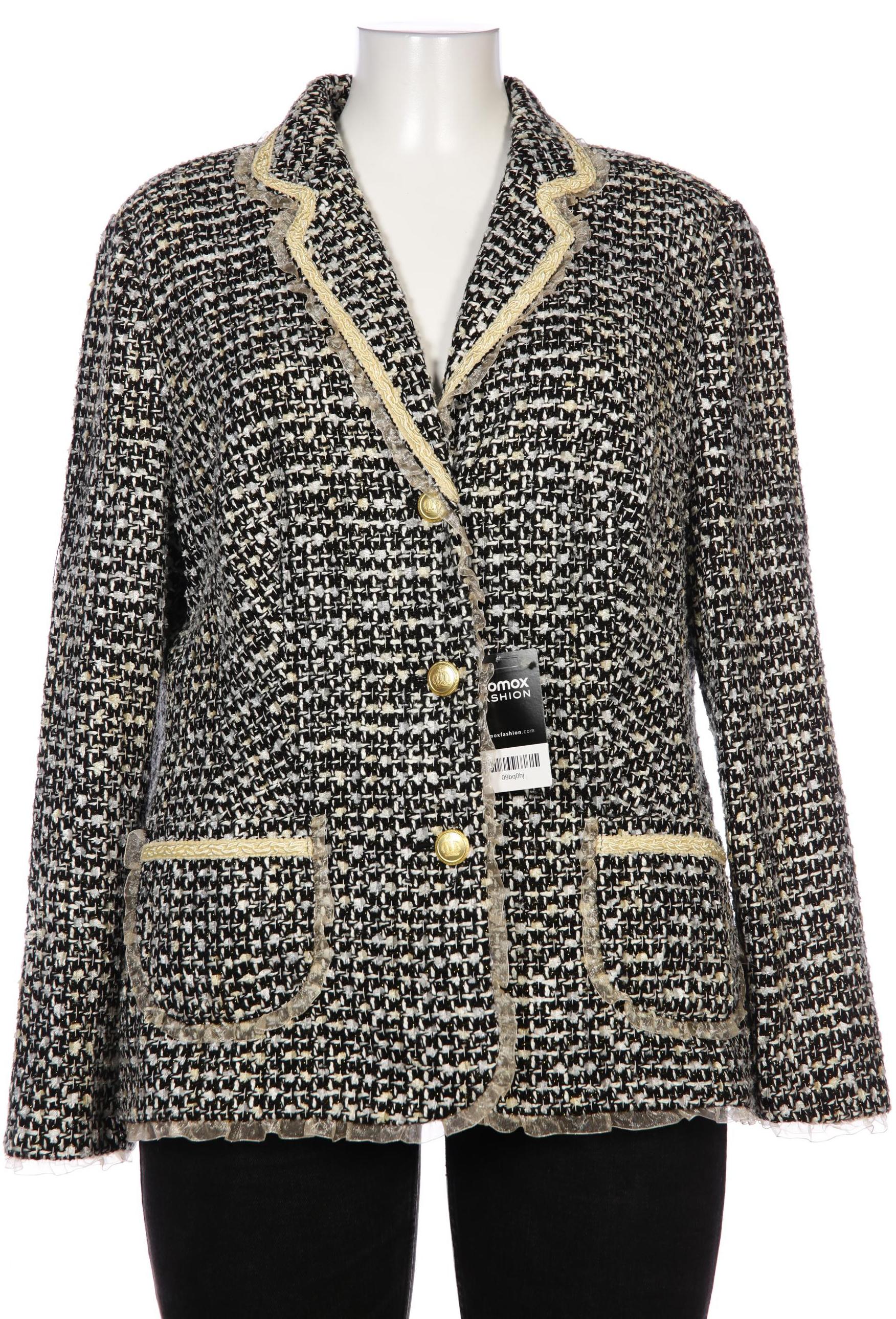 

Pompoos Damen Blazer, schwarz, Gr. 46