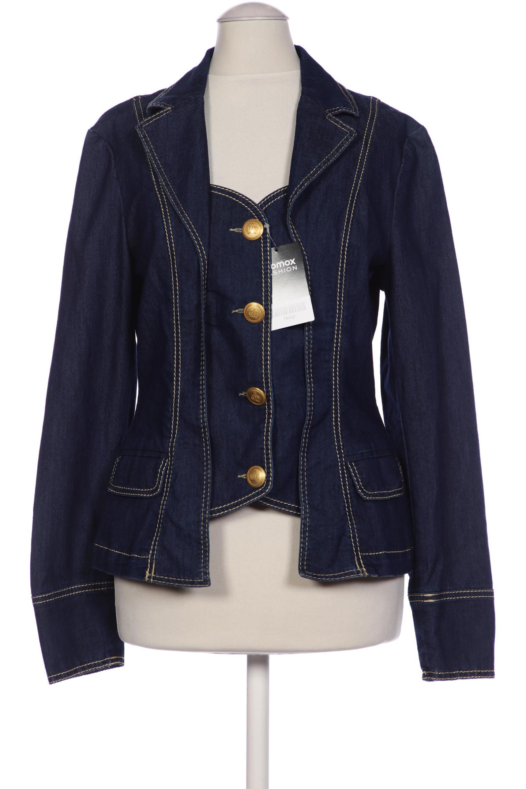 

Pompoos Damen Blazer, marineblau, Gr. 34