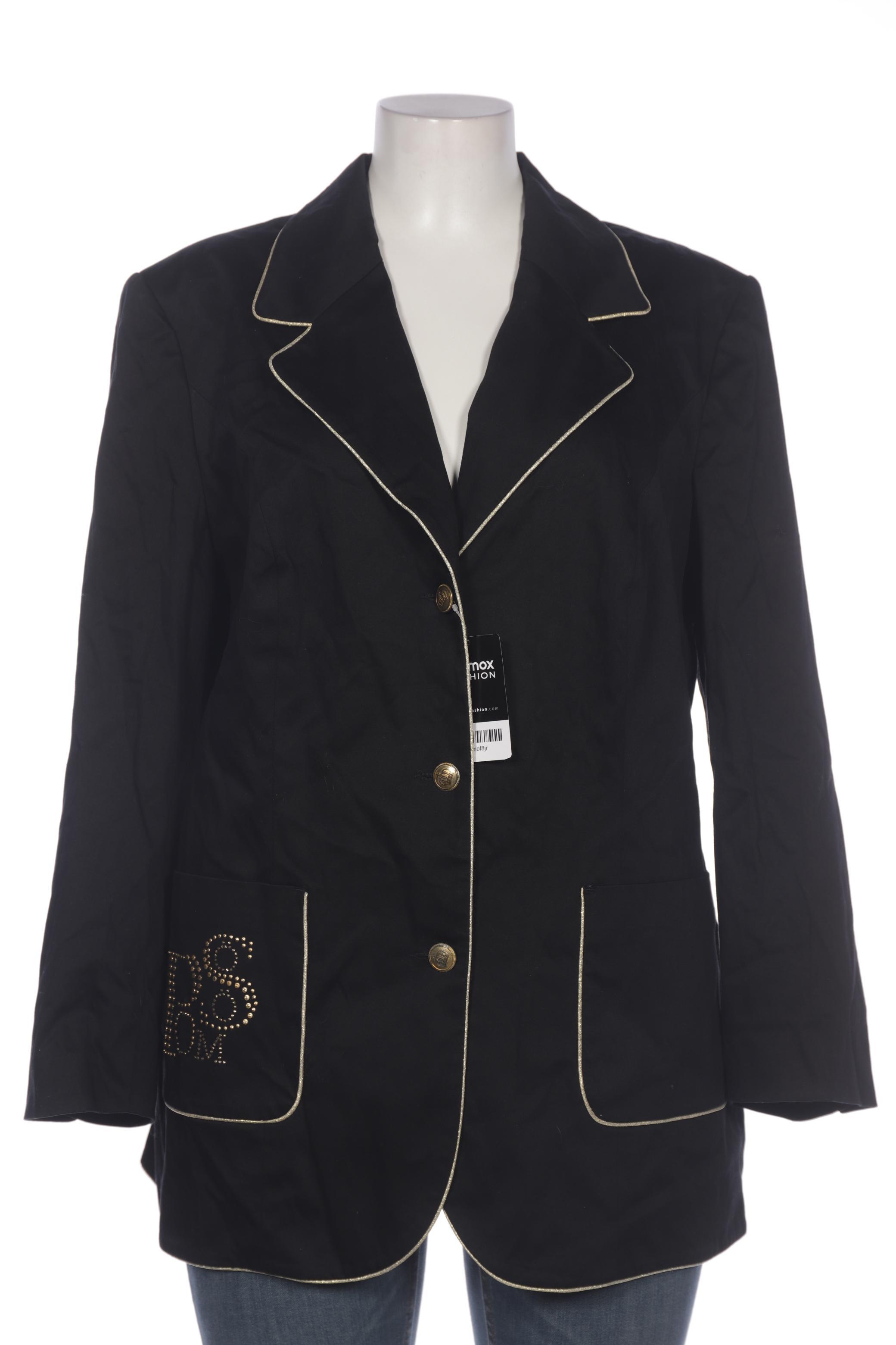

Pompoos Damen Blazer, schwarz, Gr. 50
