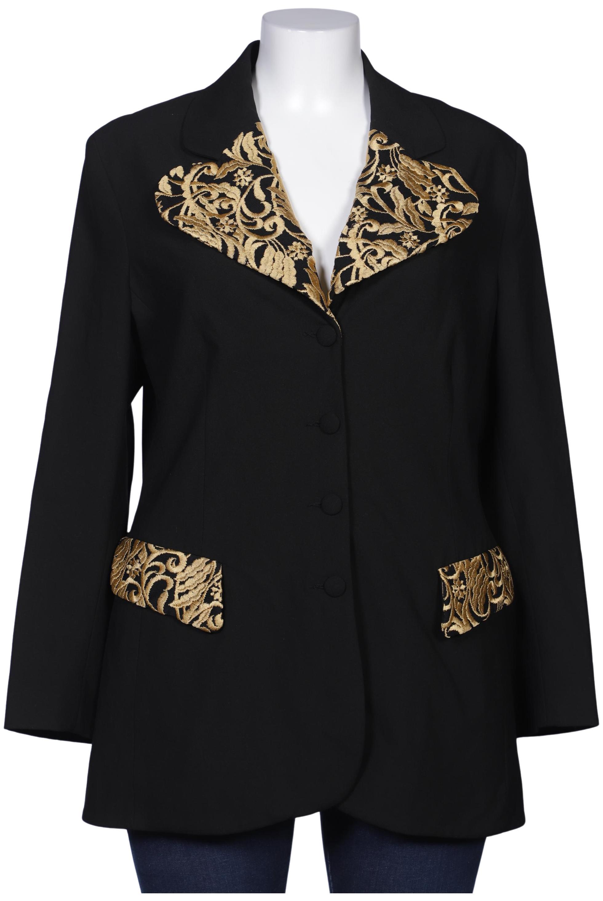 

Pompoos Damen Blazer, schwarz, Gr. 44