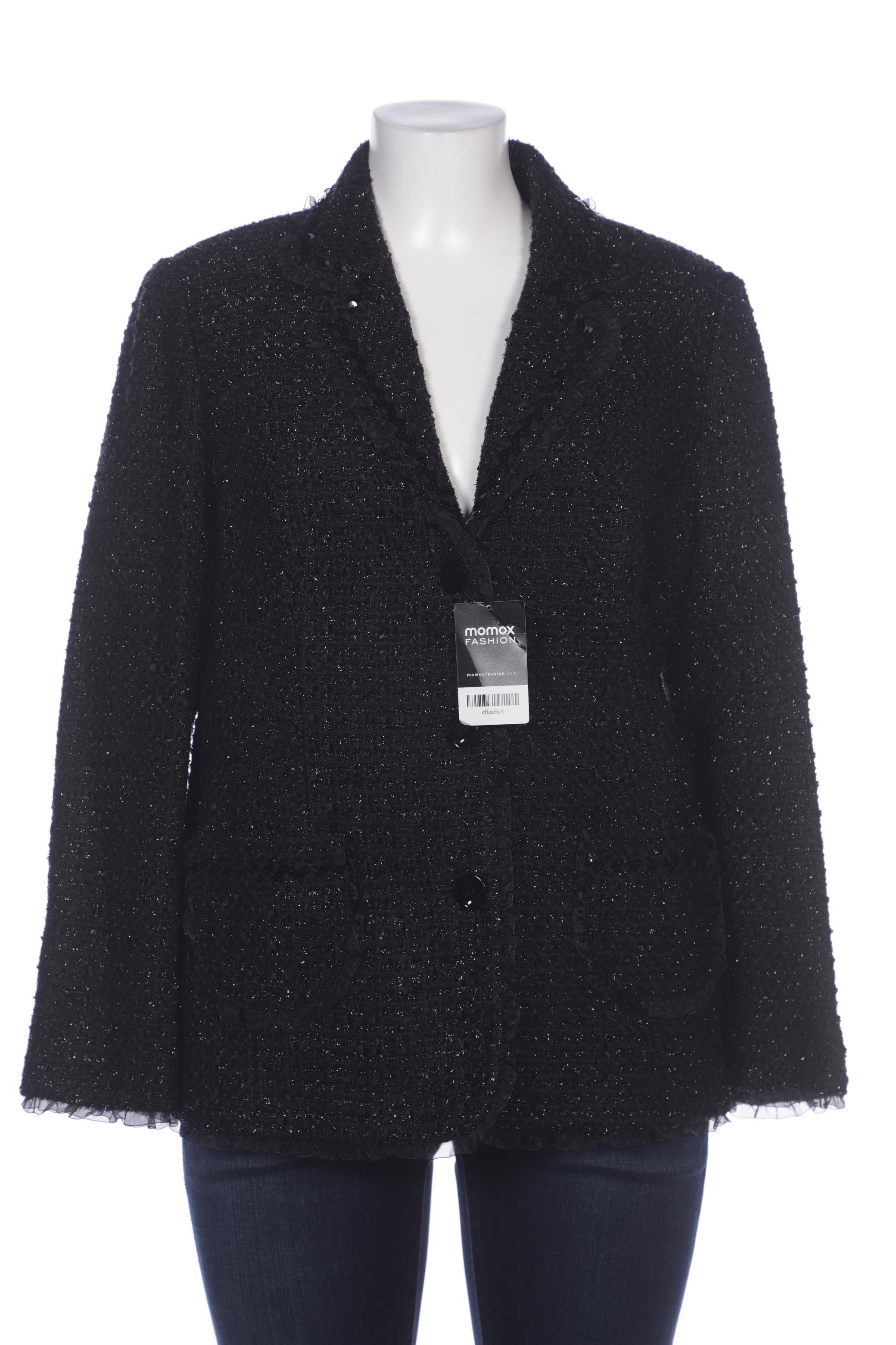 

Pompoos Damen Blazer, schwarz, Gr. 44