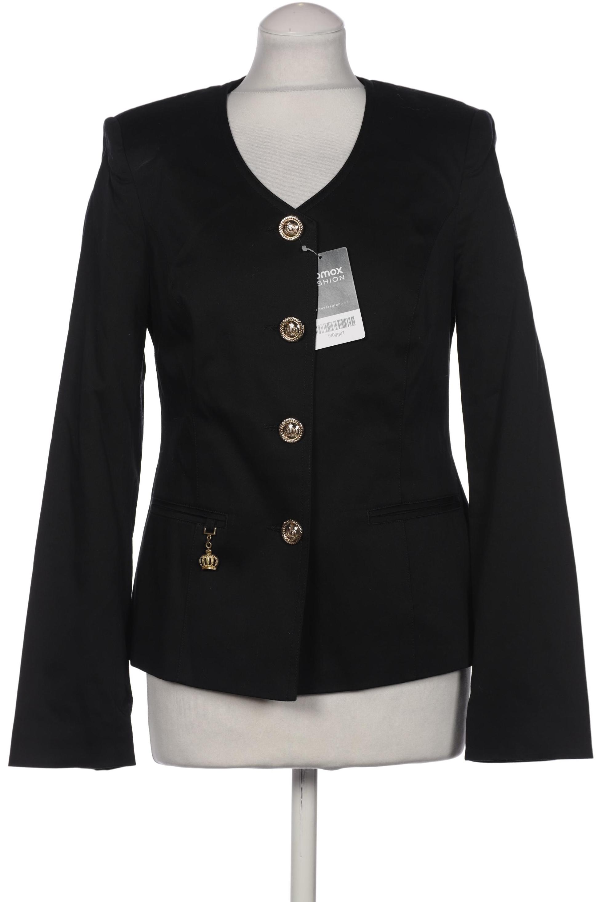 

Pompoos Damen Blazer, schwarz, Gr. 38