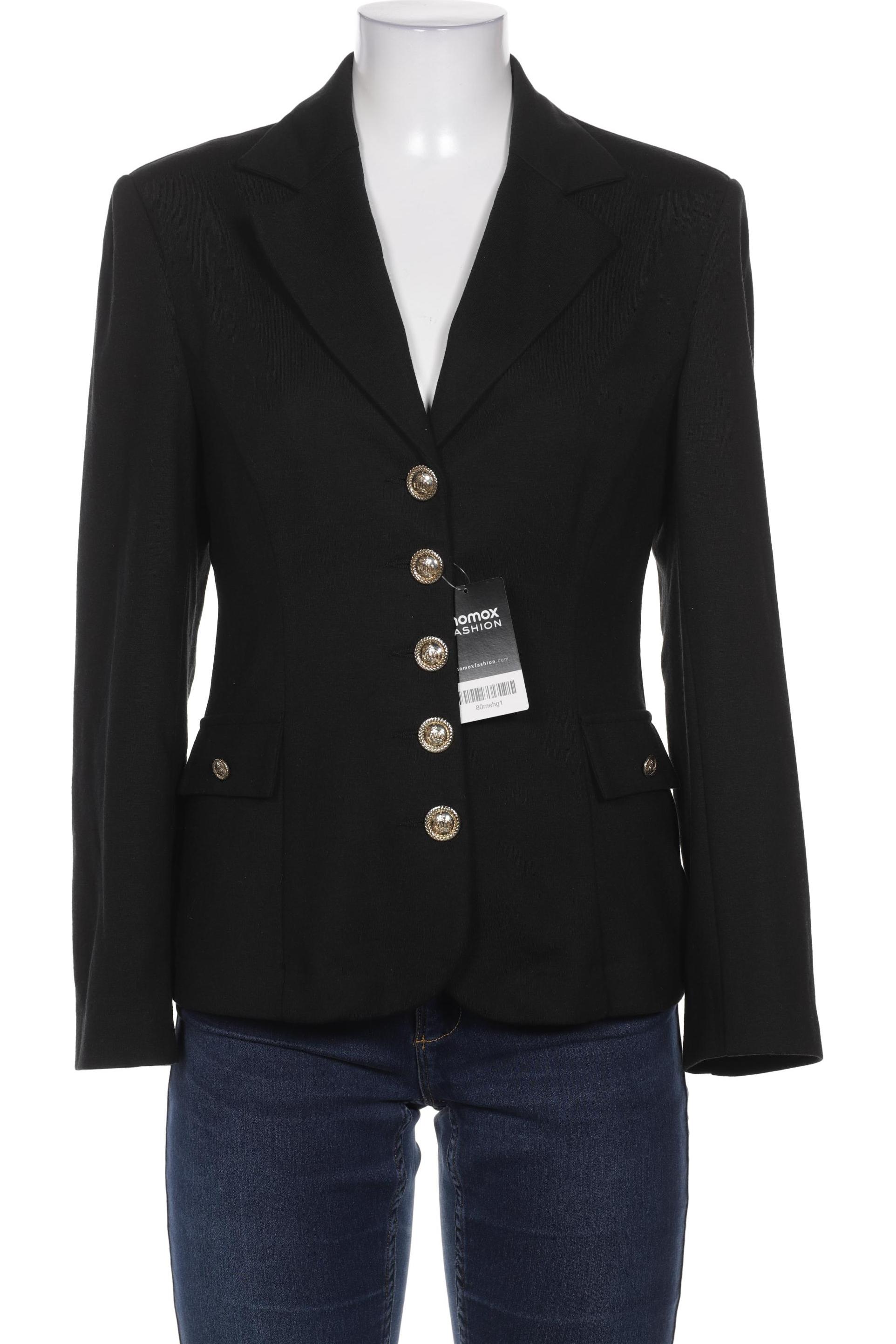 

Pompoos Damen Blazer, schwarz, Gr. 38