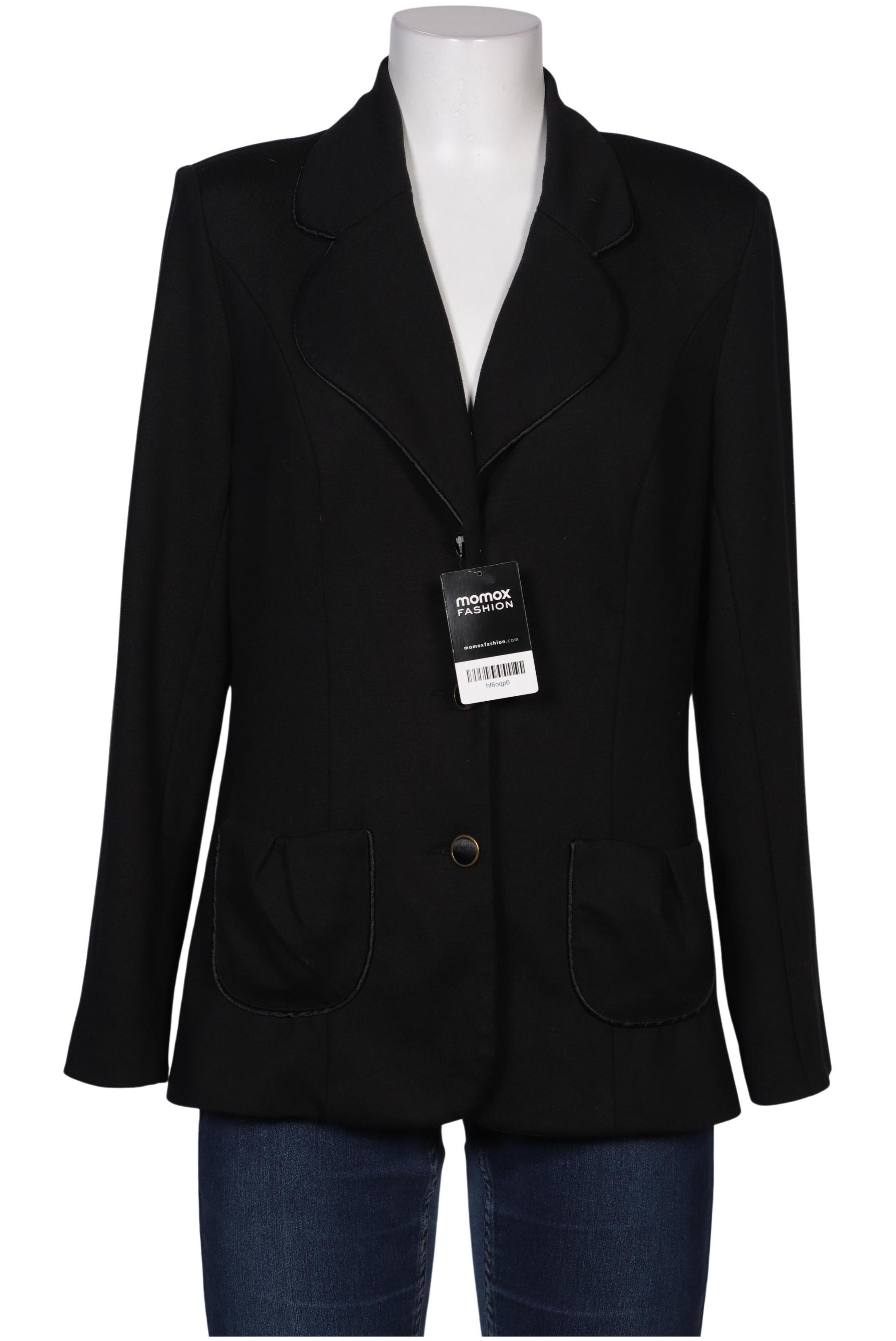 

Pompoos Damen Blazer, schwarz, Gr. 42